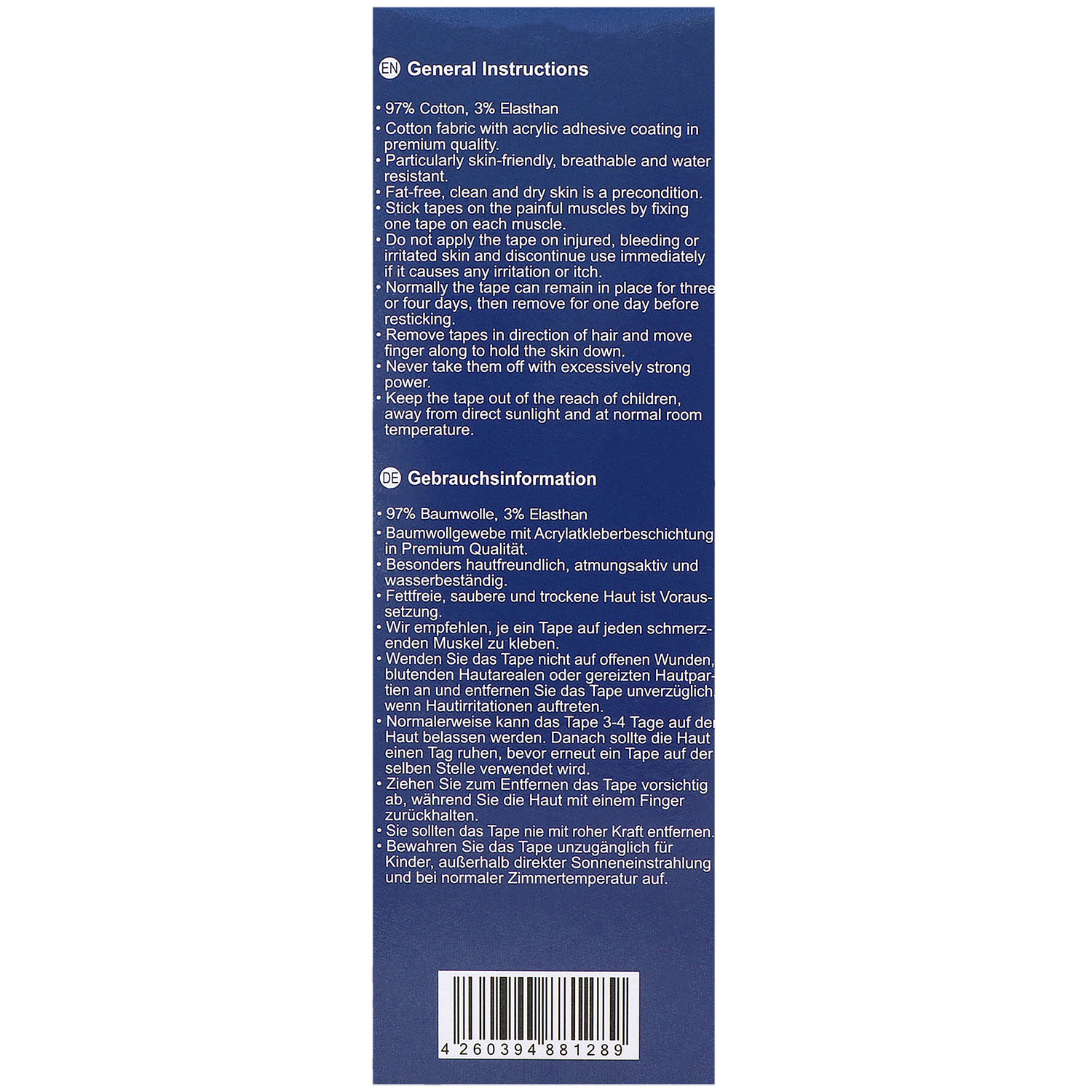 AcuTop Premium Kinesiology Tape