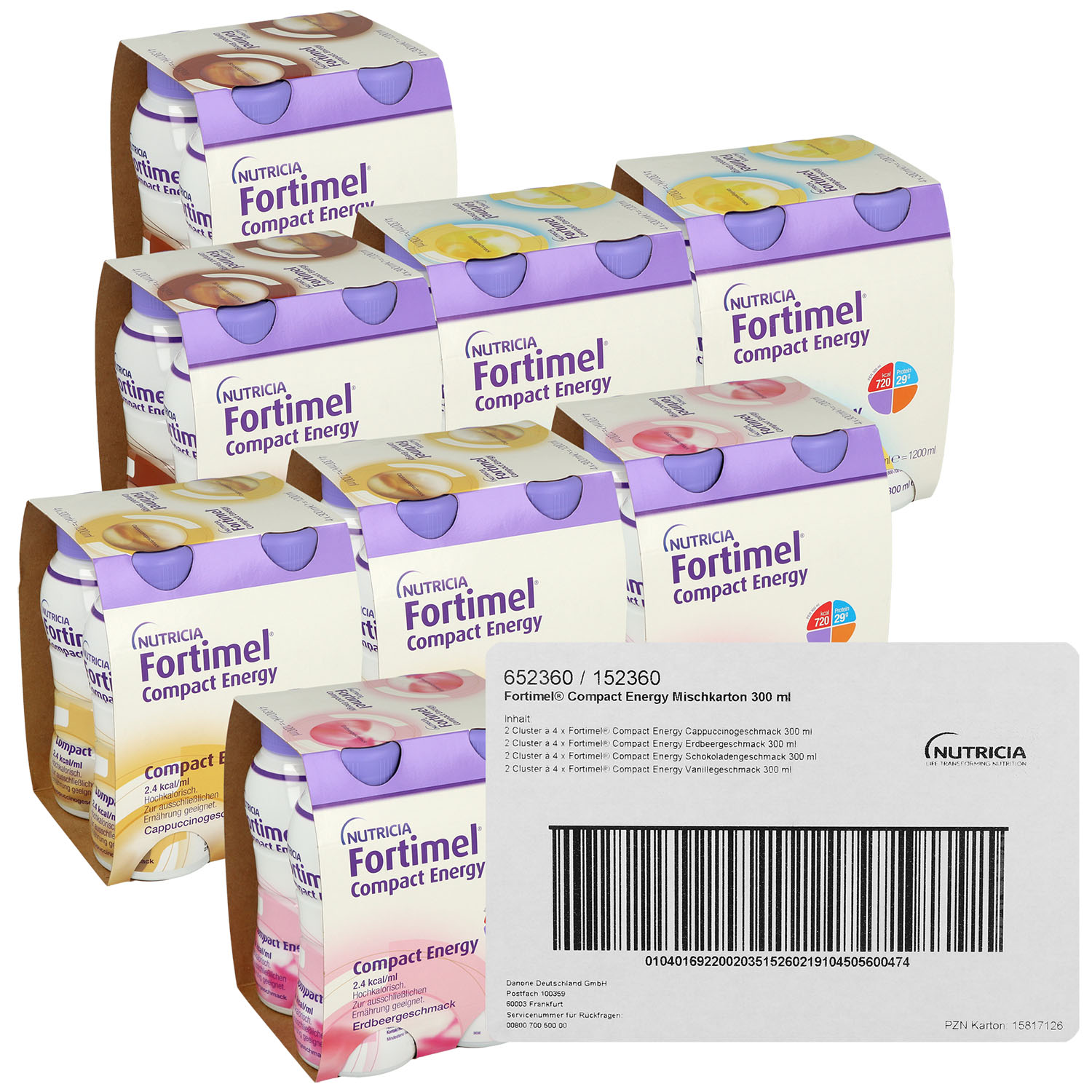 Fortimel Compact Energy 8 x 4 x 300 ml