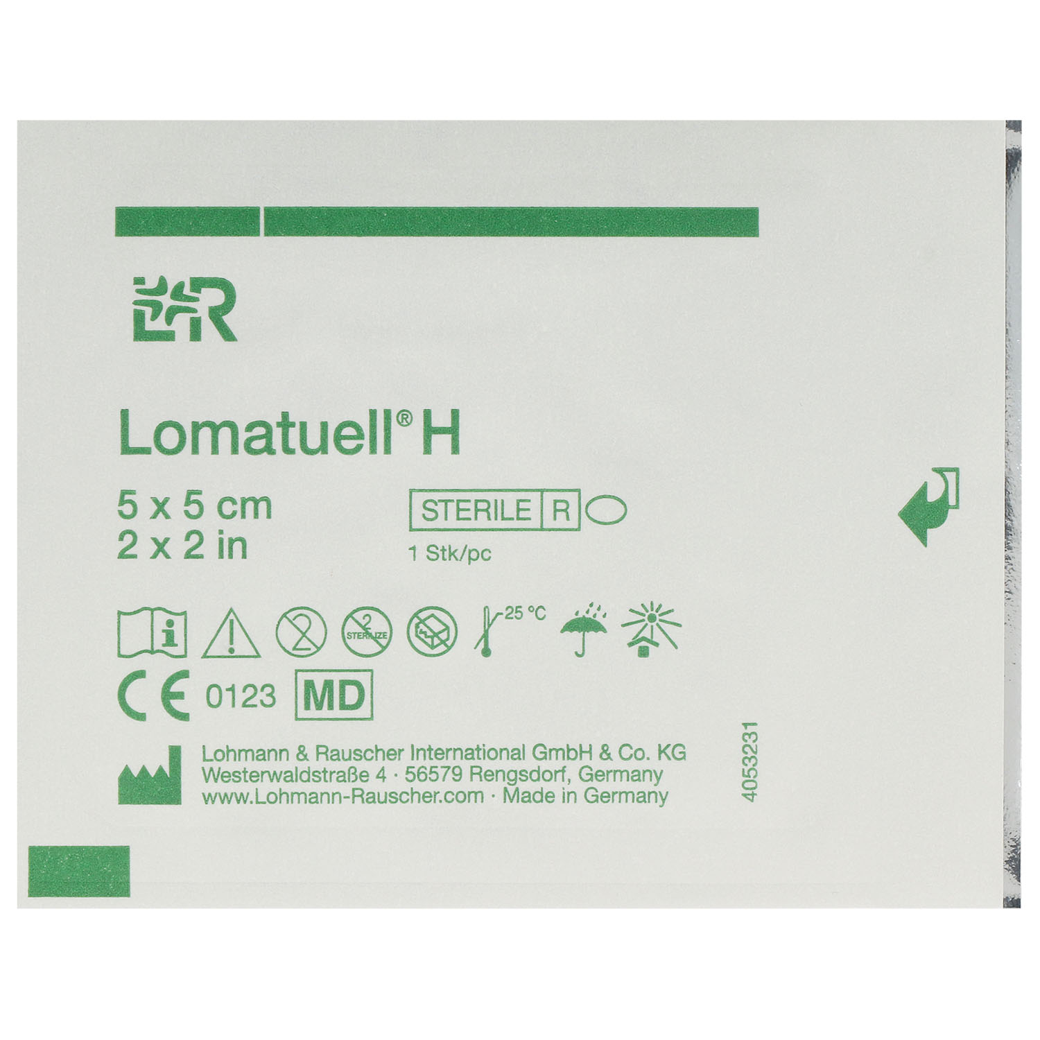 Lomatuell H Salbentüll, Kompresse, steril