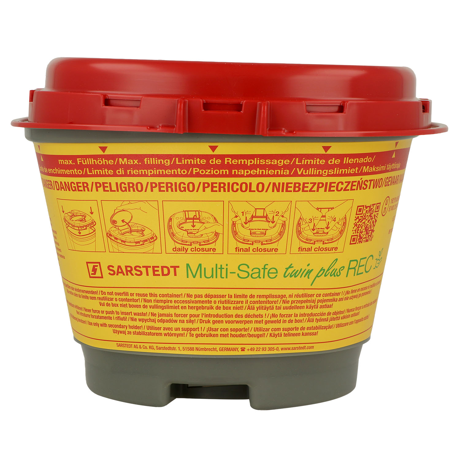 Multi-Safe Twin Plus REC Entsorgungsbehälter
