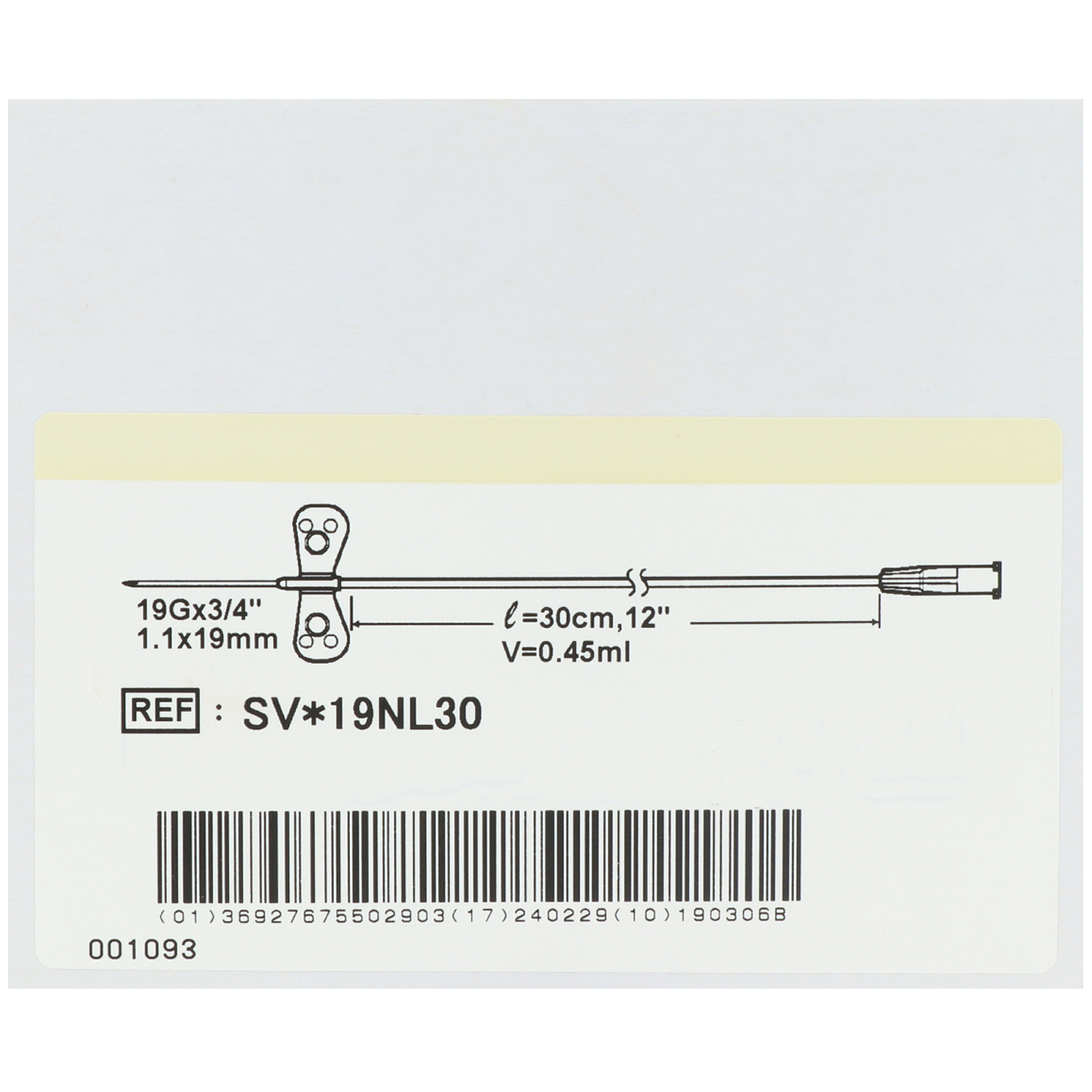 Surflo Perfusionsbesteck, 30 cm Schlauch, Luer-Lock