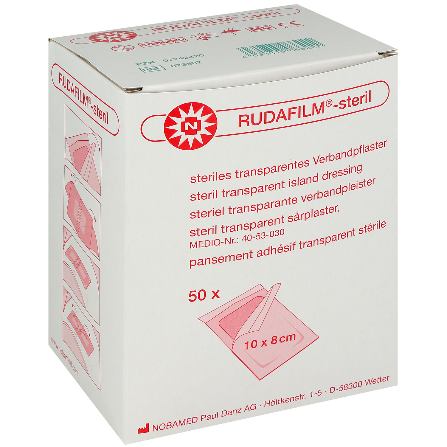 Rudafilm Verbandpflaster steril