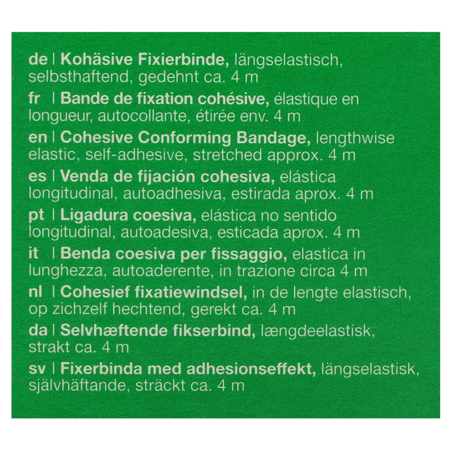 Mollelast haft latexfrei, weiß, kohäsive Fixierbinde, einzeln in Faltschachtel