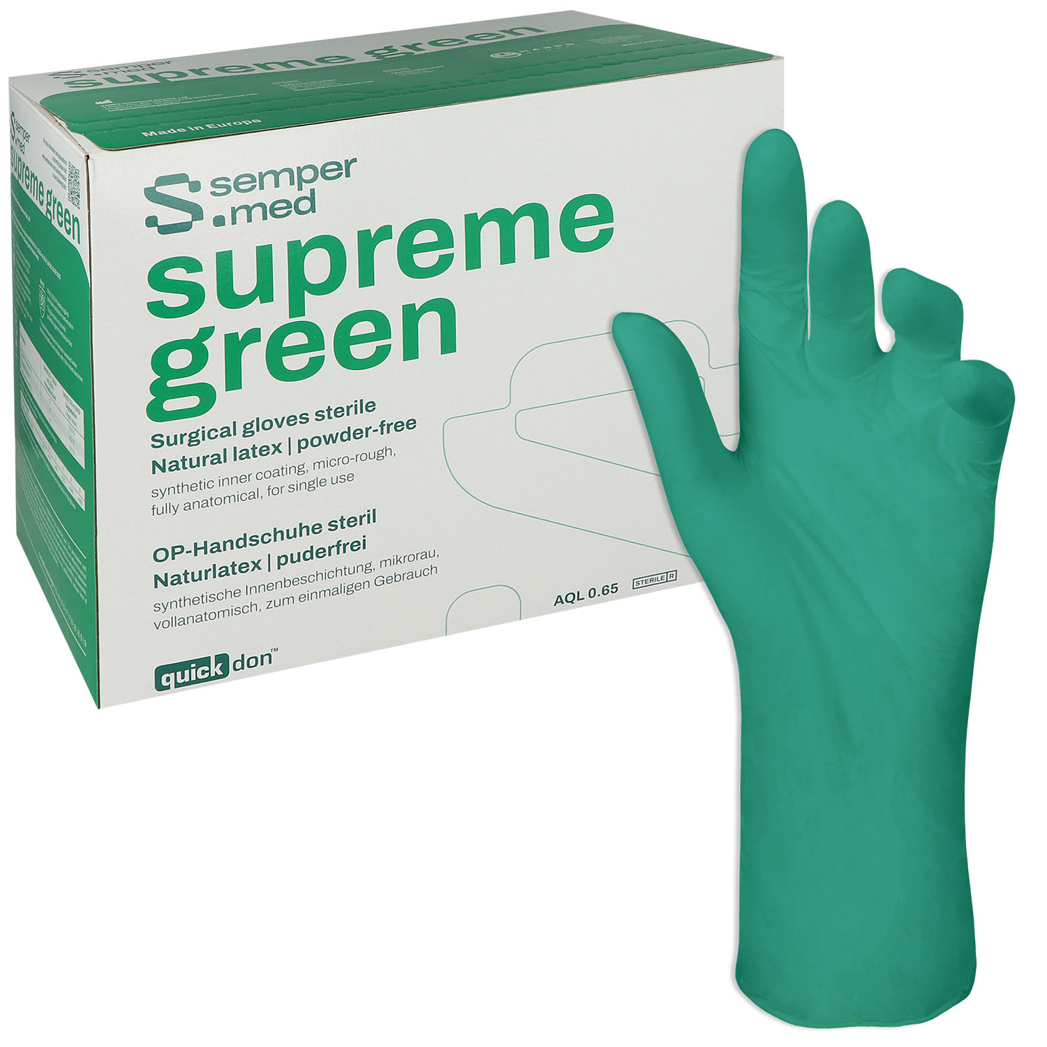 Sempermed Supreme Green OP-Handschuhe Gr. 6 - 50 St.