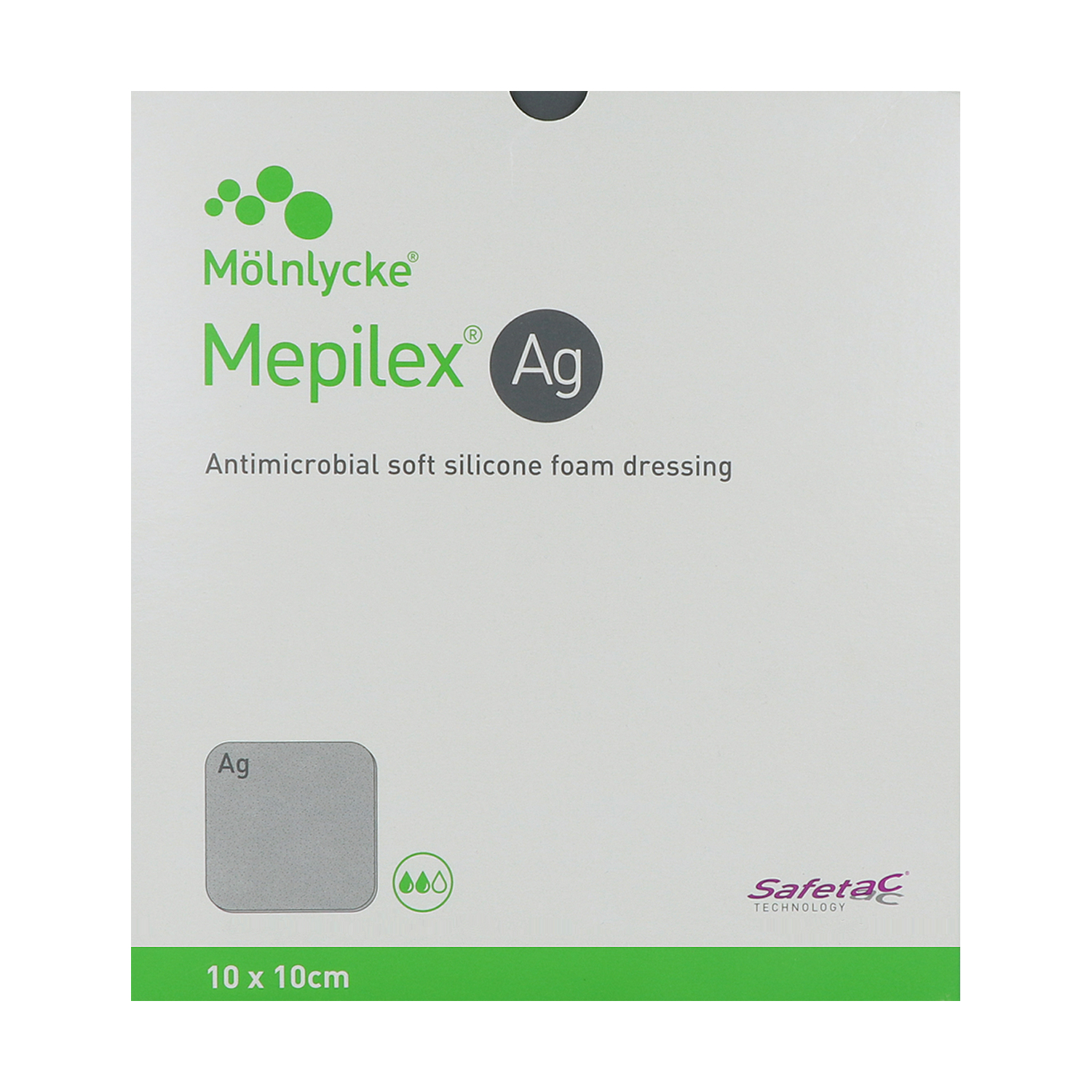 Mepilex Ag antimikrobieller Schaumverband mit Silber, steril