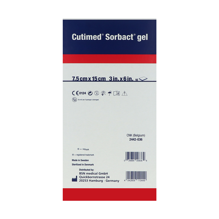 Cutimed Sorbact Gel, keimreduzierende Wundauflage