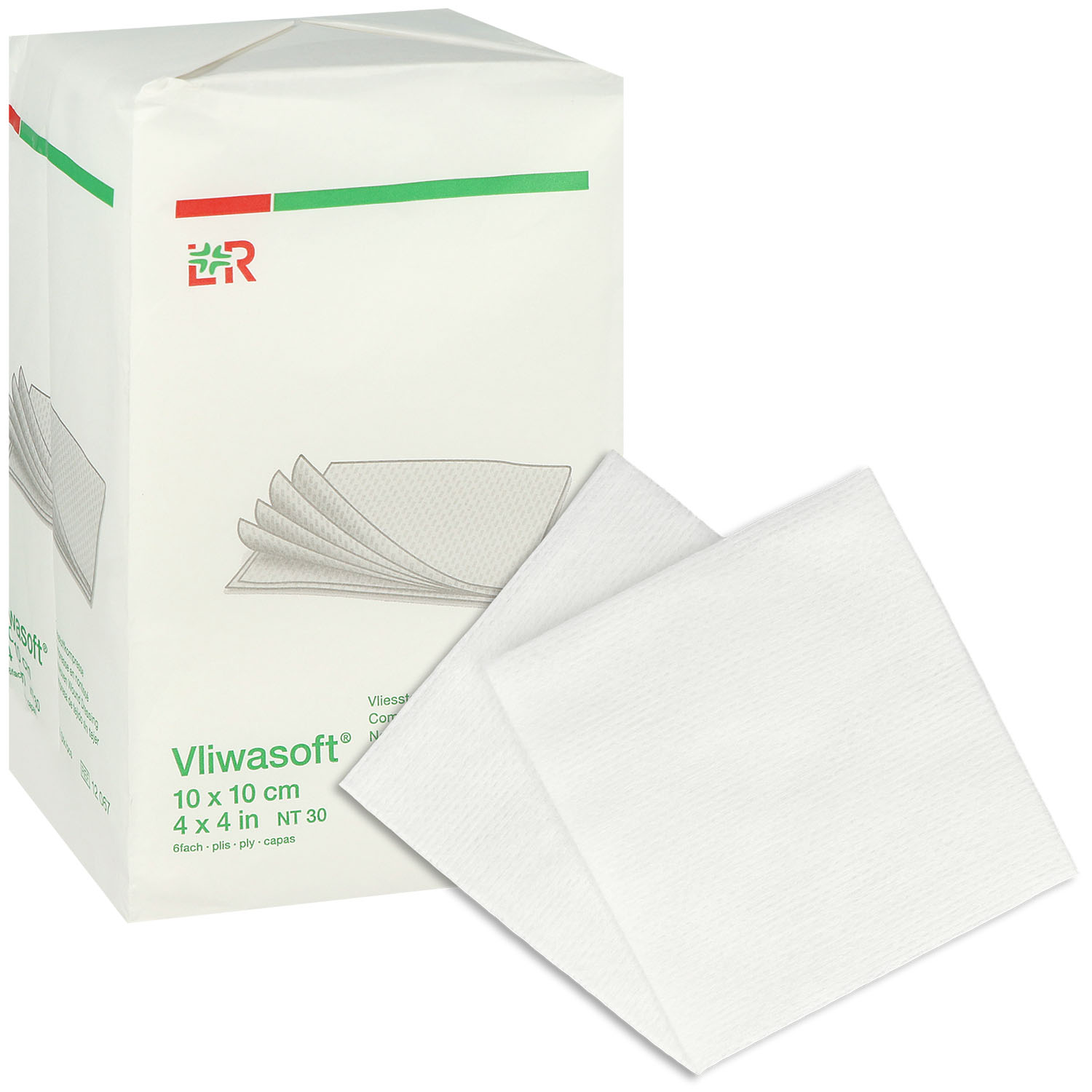 Vliwasoft Vliesstoffkompressen im Papierbeutel Vliwasoft Vliesstoffkompressen im Papierbeutel