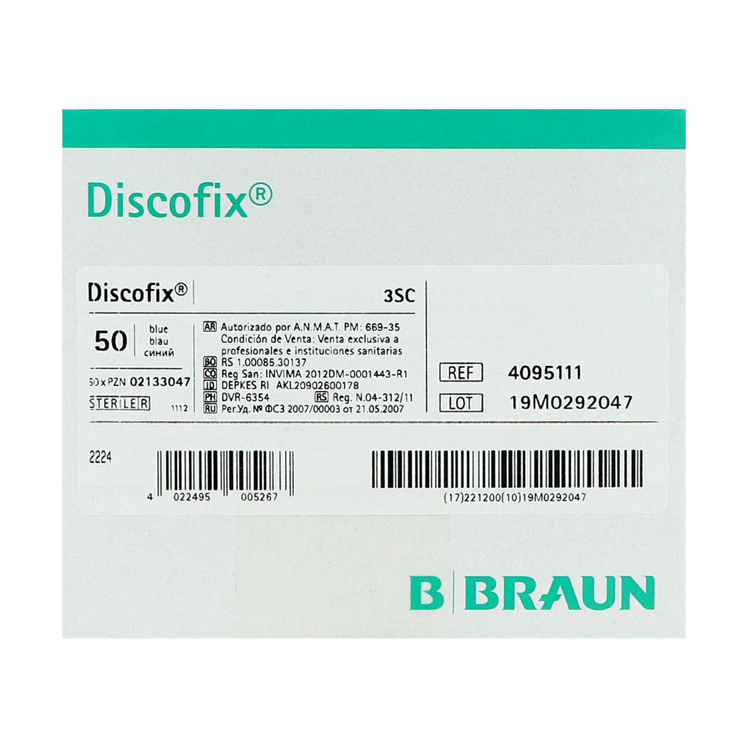 Discofix-3 Dreiwegehahn Discofix-3 Dreiwegehahn