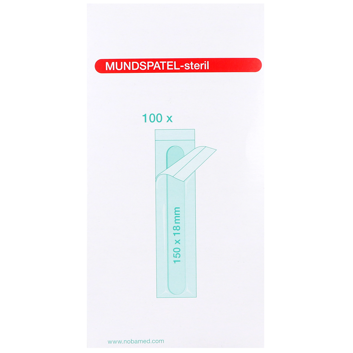 Nobamed Holzmundspatel 150 mm x 18 mm