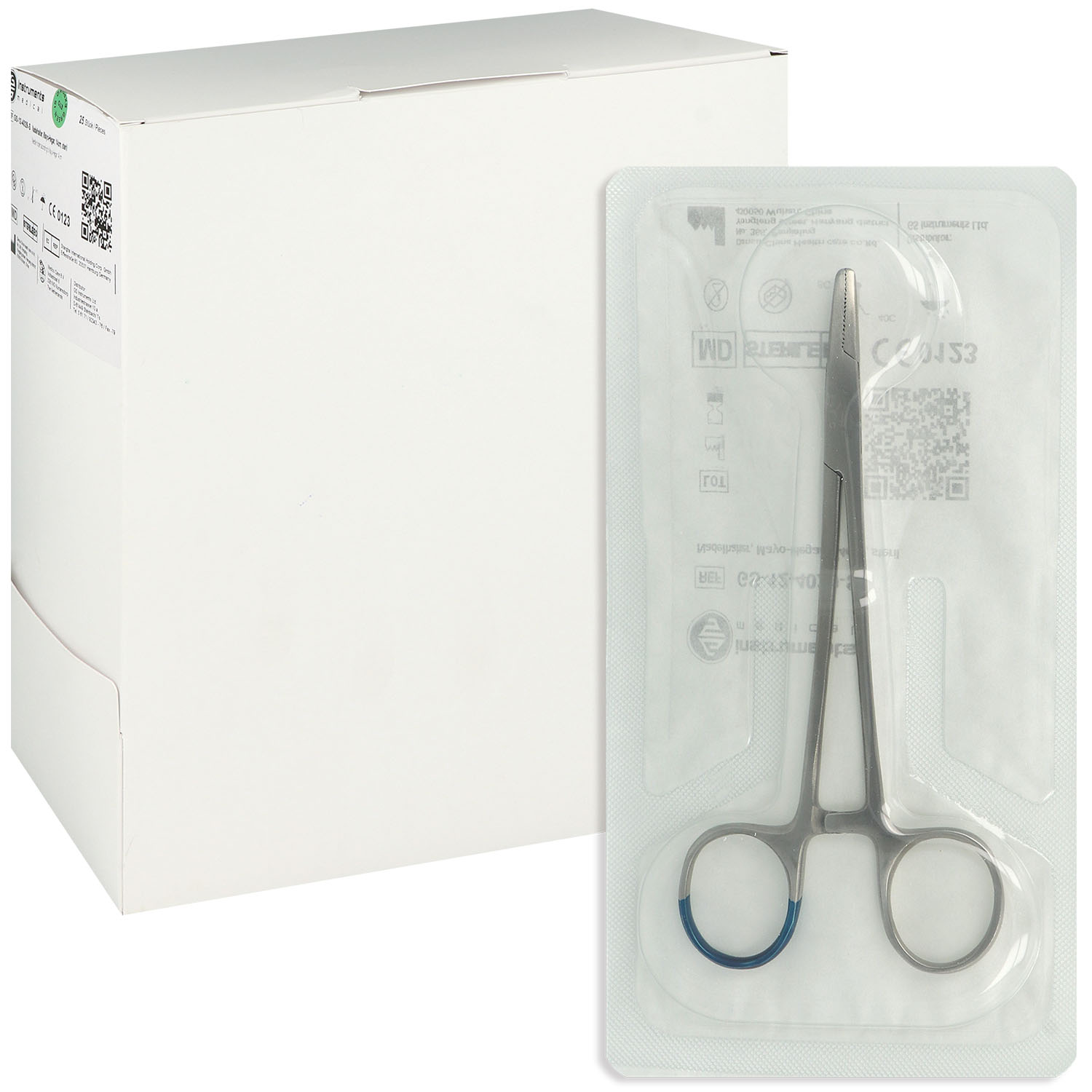 Einmal Nadelhalter, Mayo-Hegar, steril - 14 cm - 25 St.