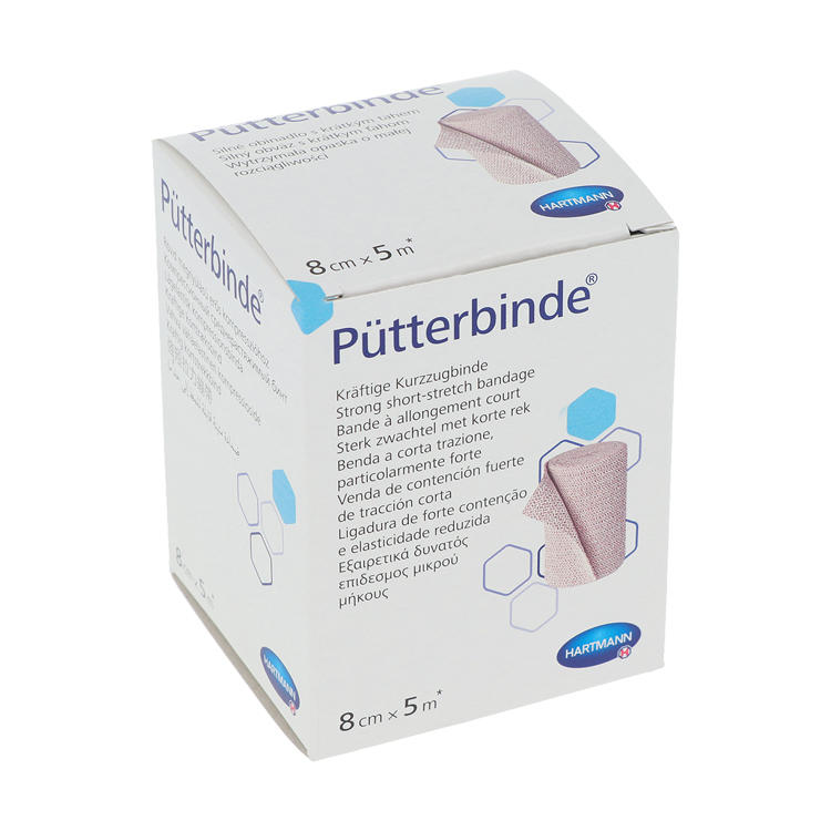 Pütterbinde 8 cm x 5 m - Kurzzugbinde