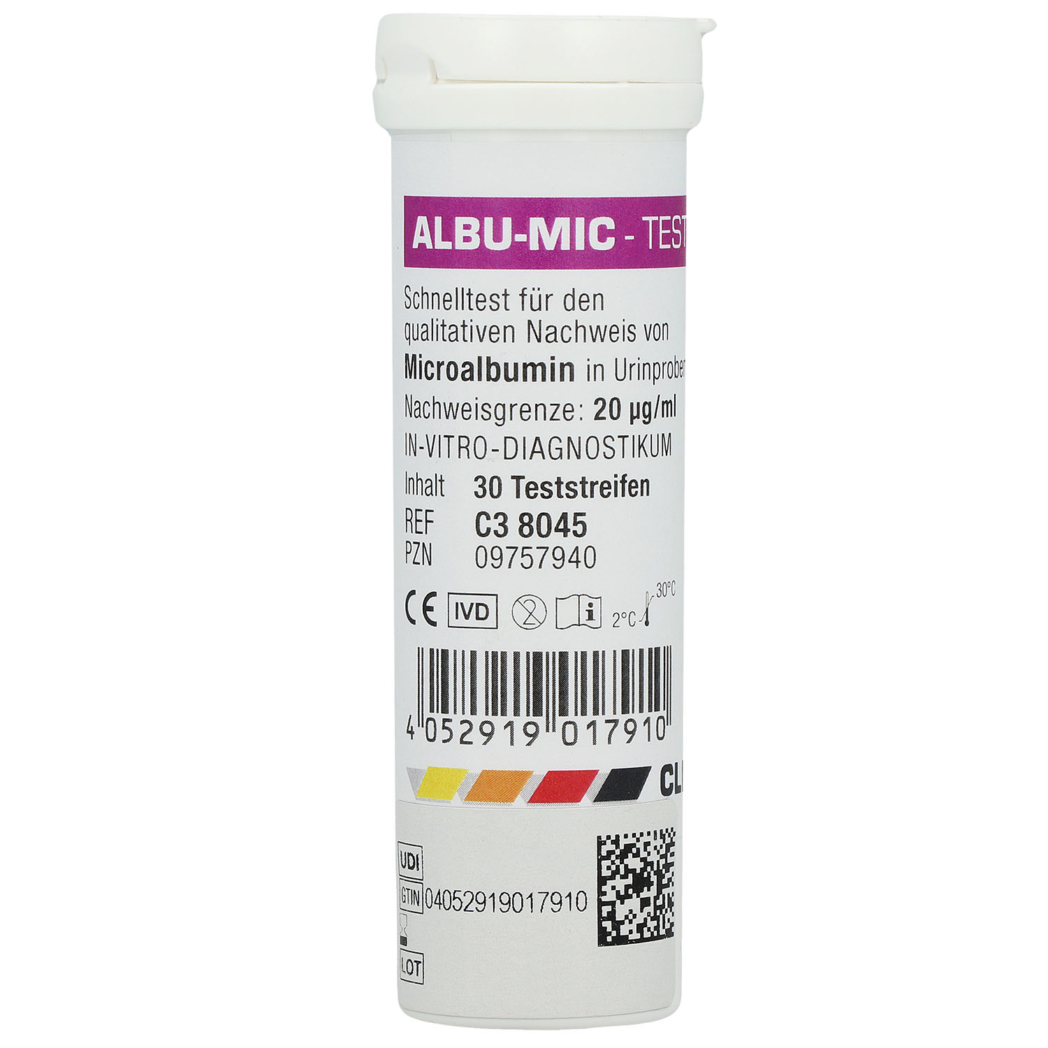 Cleartest Albu-Mic Microalbumin Urintest