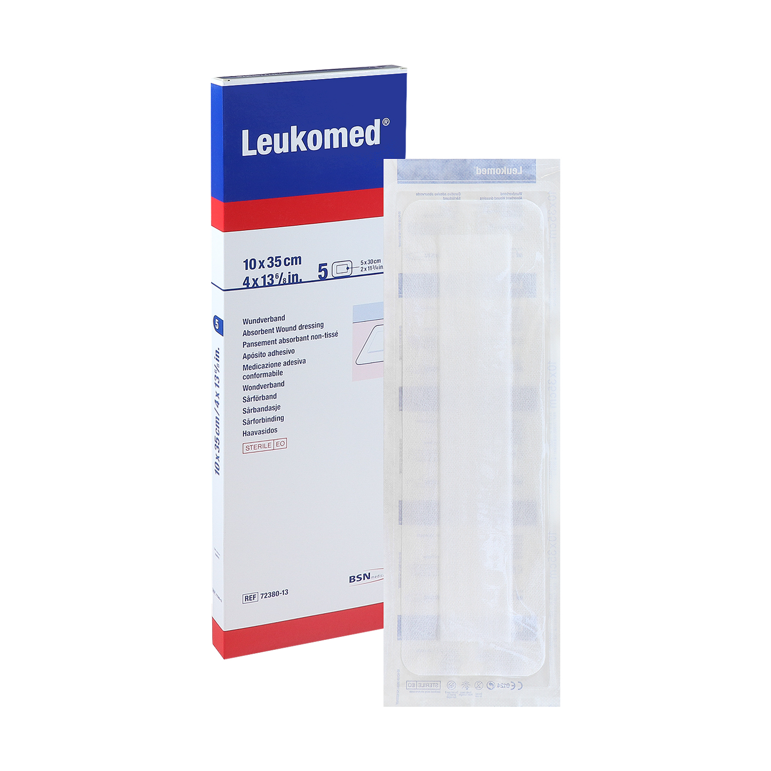 Leukomed 10 x 35 cm steriler Wundverband (5 Stück)