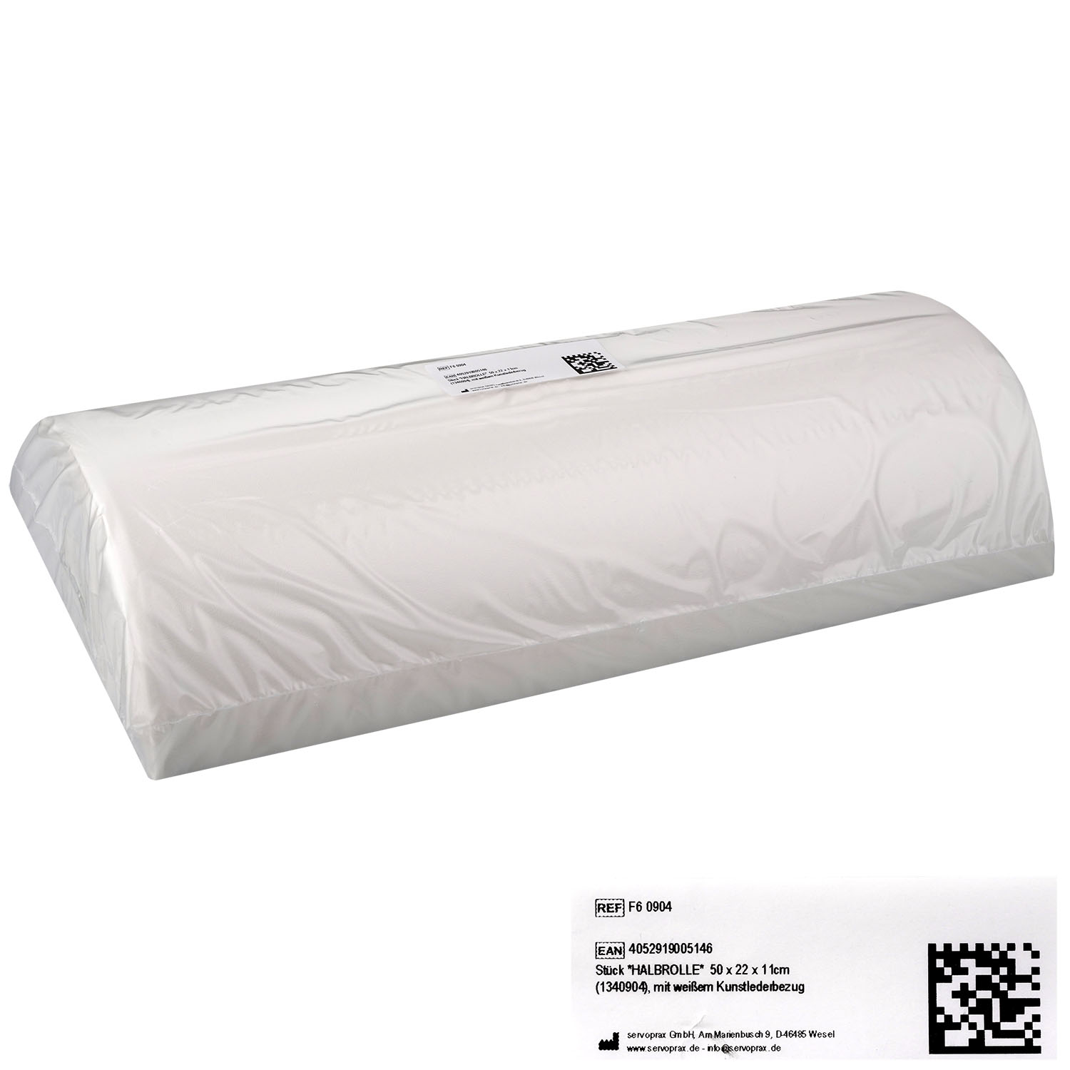 Halbrolle für Liegen in der Praxis (Größe: 50 x 22 x 11 cm)