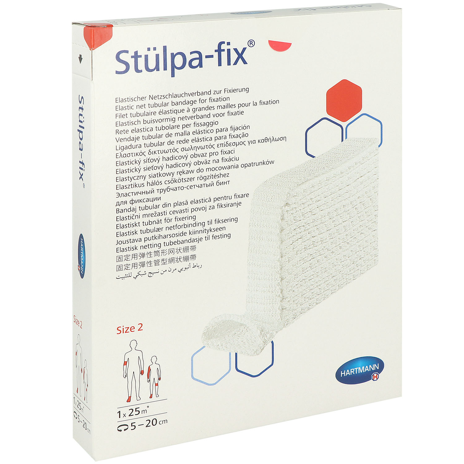 Stülpa-fix Netzschlauchverband Gr. 2 - 25 m lang