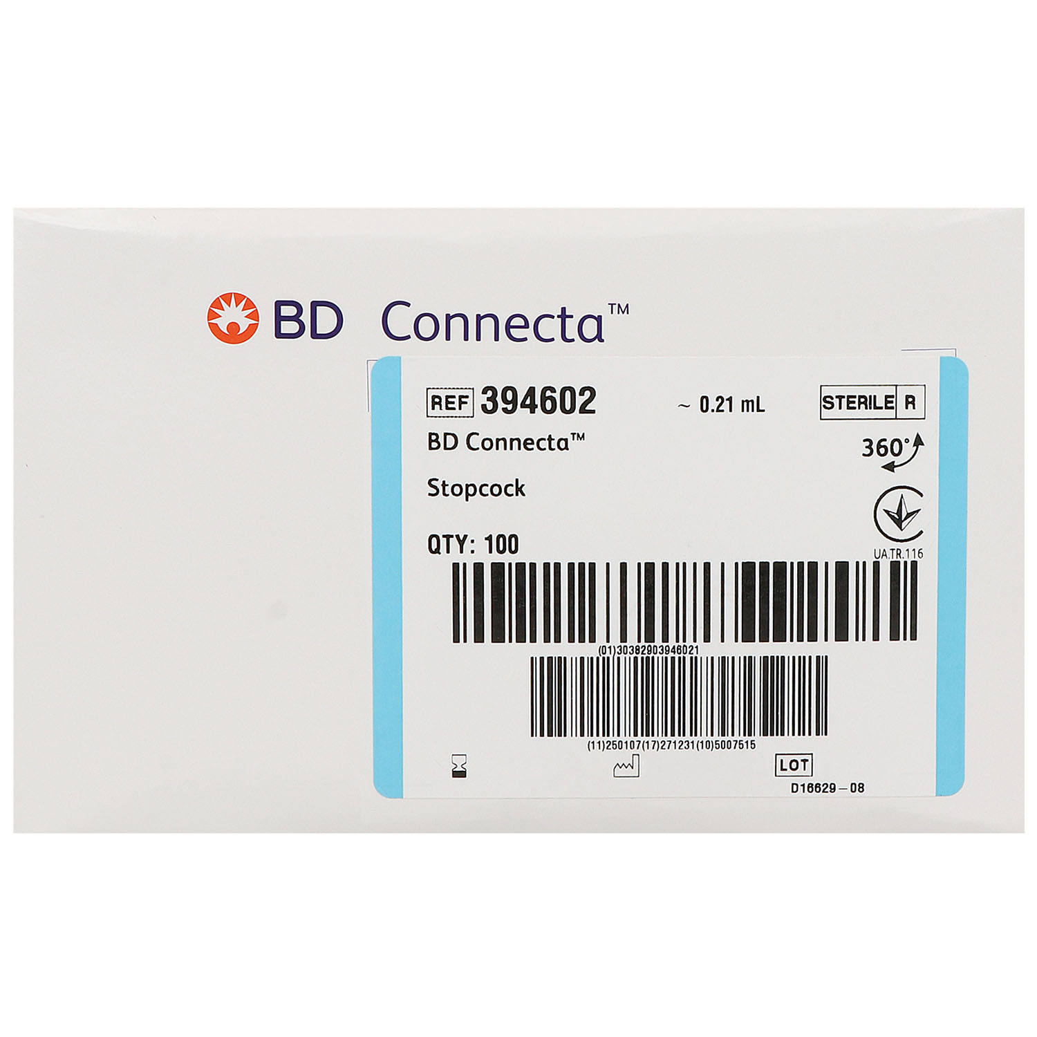 BD Connecta Dreiwegehahn
