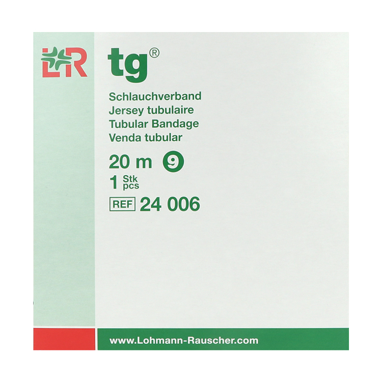 tg Schlauchverband Gr. 9 (8.5 cm x 20 m) für Oberschenkel (groß) - Kopf - Achselhöhle - 1 Rolle