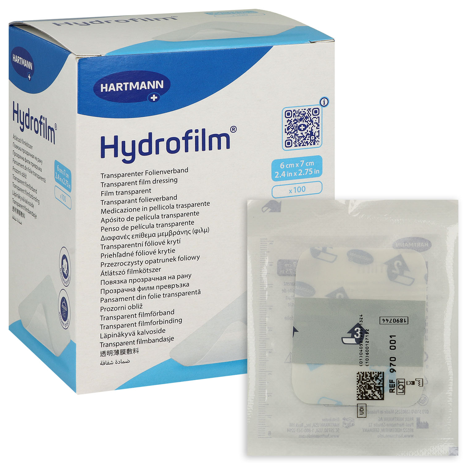 Hydrofilm steriler transparenter Folienverband