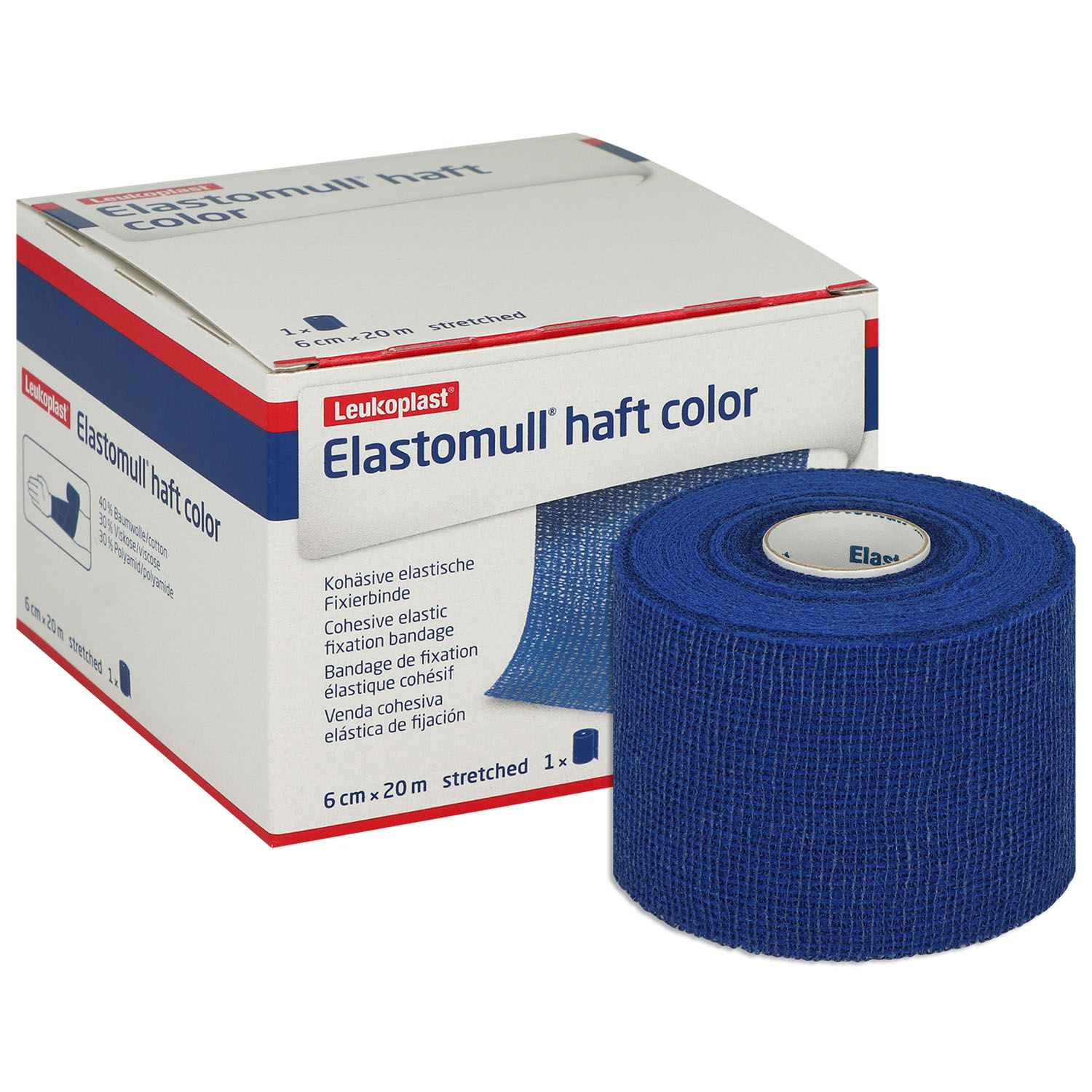 Elastomull Haft Color farbige Fixierbinde