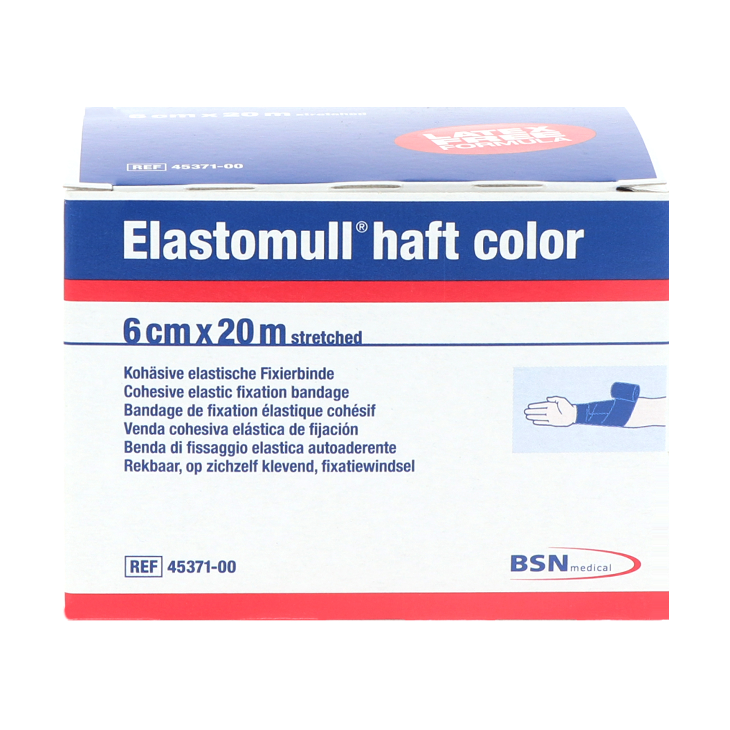 Elastomull Haft Color farbige Fixierbinde