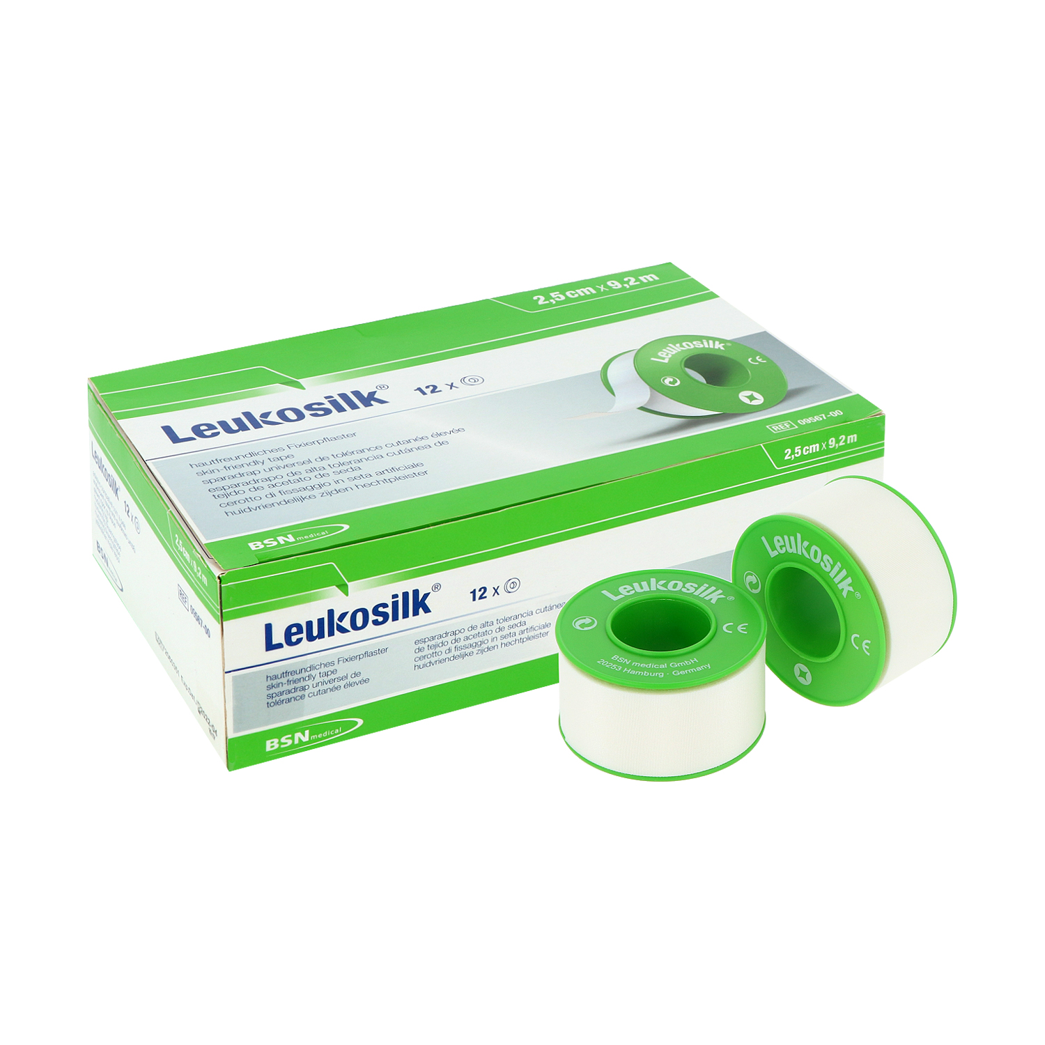 Leukosilk Fixierpflaster, Rollenpflaster