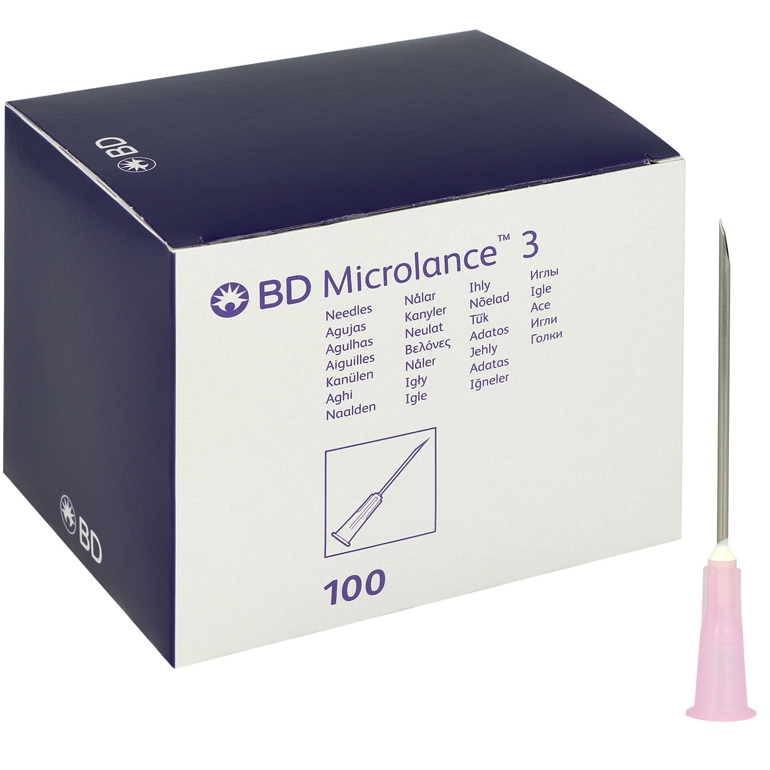BD Microlance 3 Kanülen rosa G 18 - 1.2 x 40 mm - 100 St.