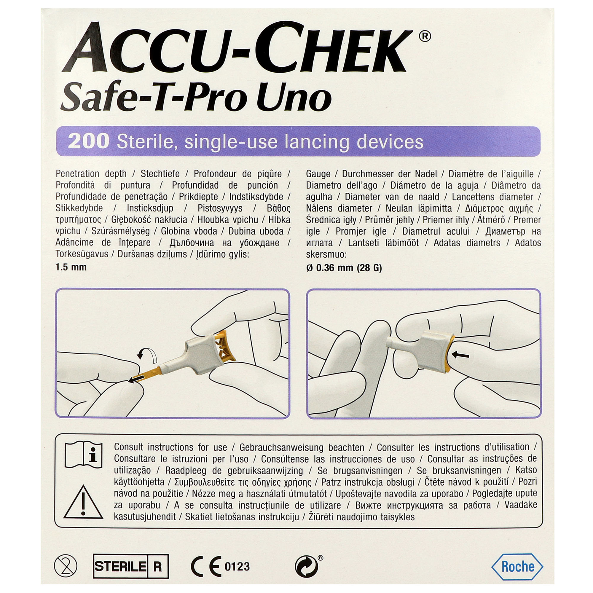 Accu-Chek Safe T Pro Uno Blutlanzetten