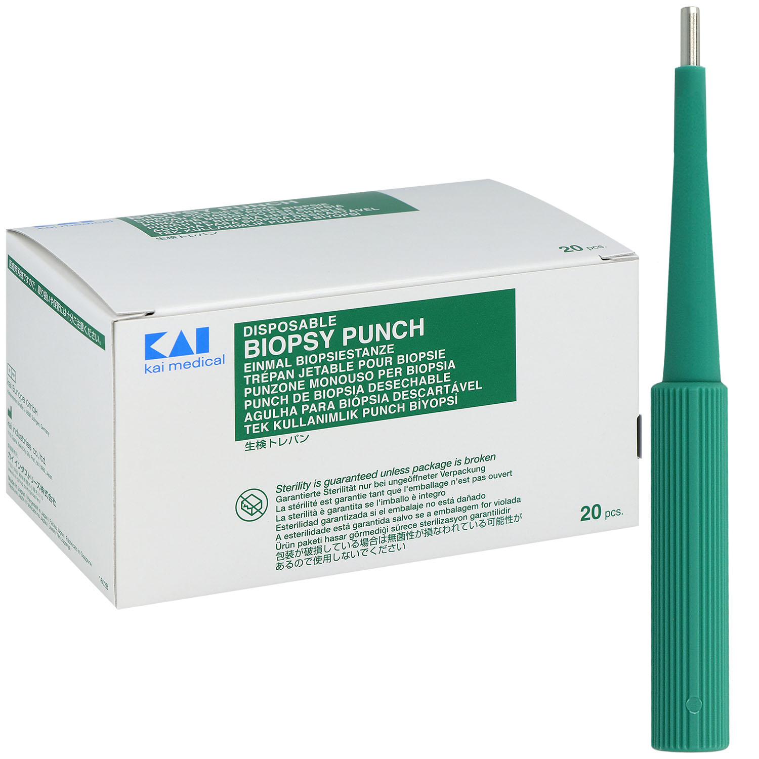Kai Biopsiestanzen 2 mm - 20 St. | PraxisPanda