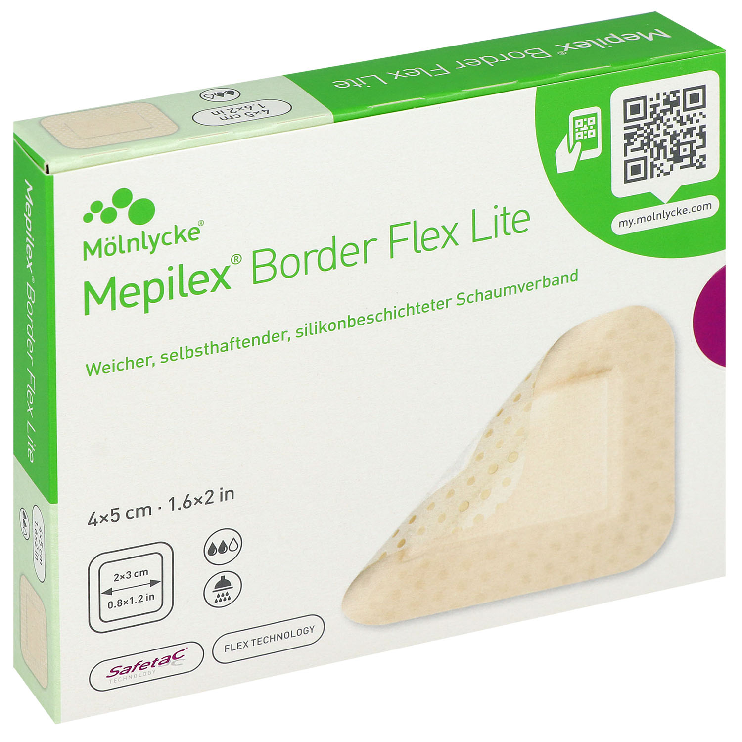 Mepilex Border Flex Lite 4 x 5 cm - 10 Stück