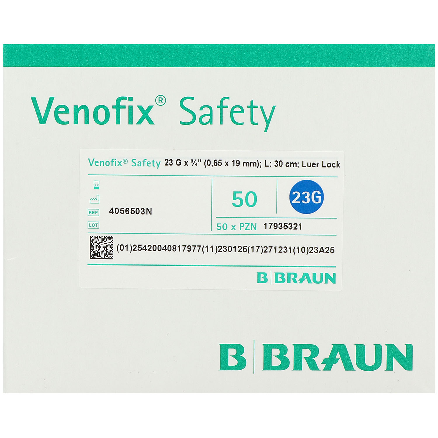 Venofix Safety Punktionskanüle, Venenpunktionsbesteck mit Sicherheitsmechanismus
