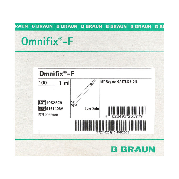 Omnifix-F, Feindosierungsspritze, Luer-Ansatz