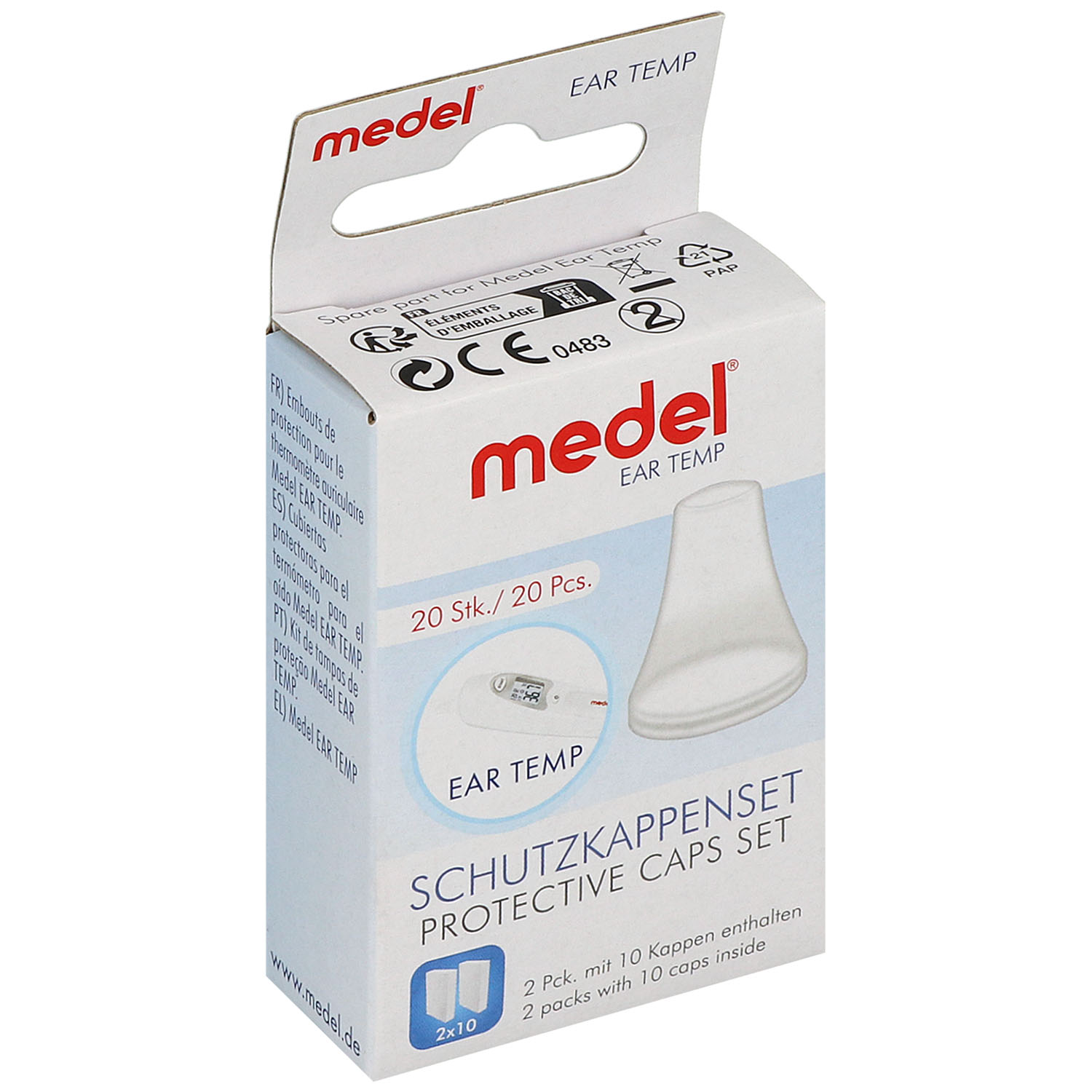 MEDEL Ear Temp Ohrthermometer Schutzkappen - 20 St.