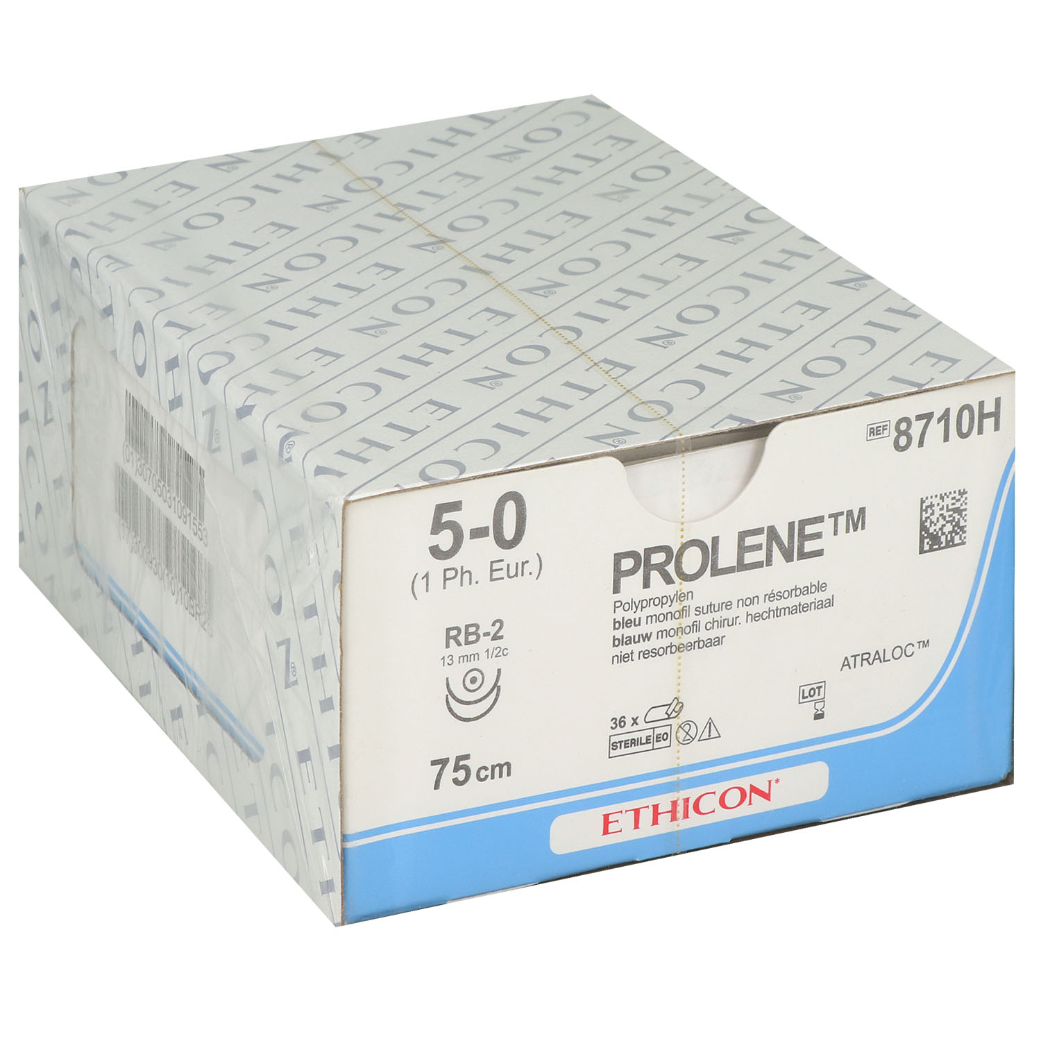 Prolene blau monofil 8710H; RB-2 13 mm; USP 5-0; 75 cm - 36 St.