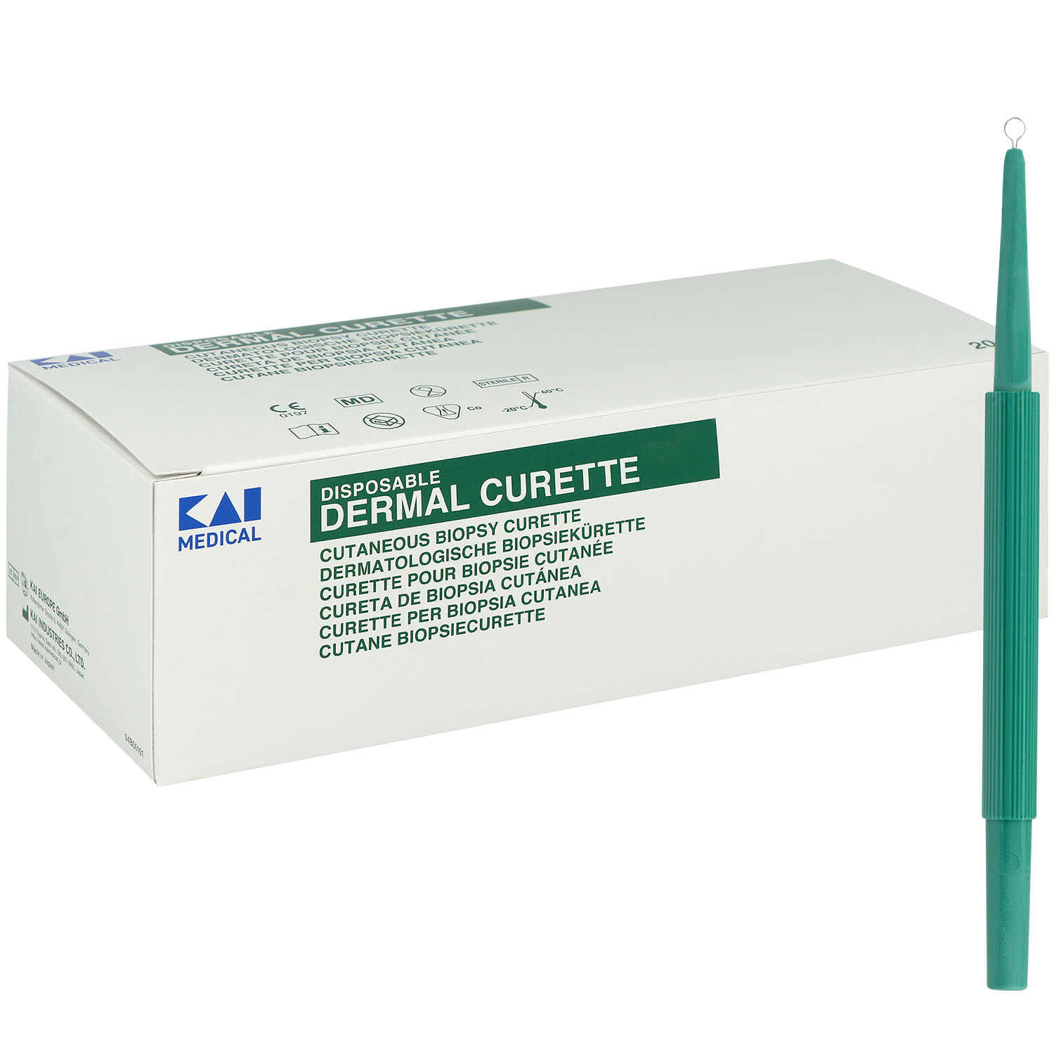 Kai Hautkürette Dermal Curette 3 mm - 20 St.