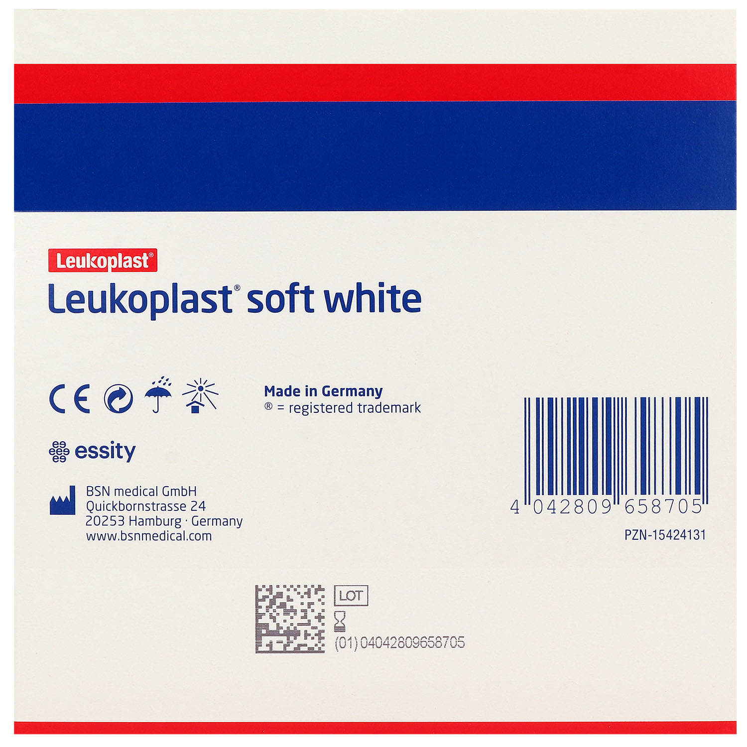 LEUKOPLAST soft white Pflaster