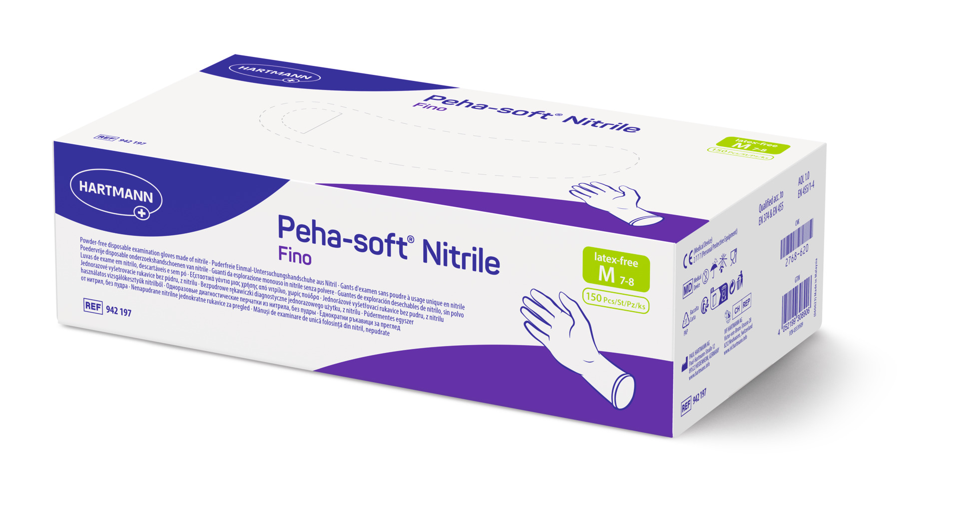 Peha-soft nitrile fino - puderfrei, latexfrei Peha-soft nitrile fino - puderfrei, latexfrei