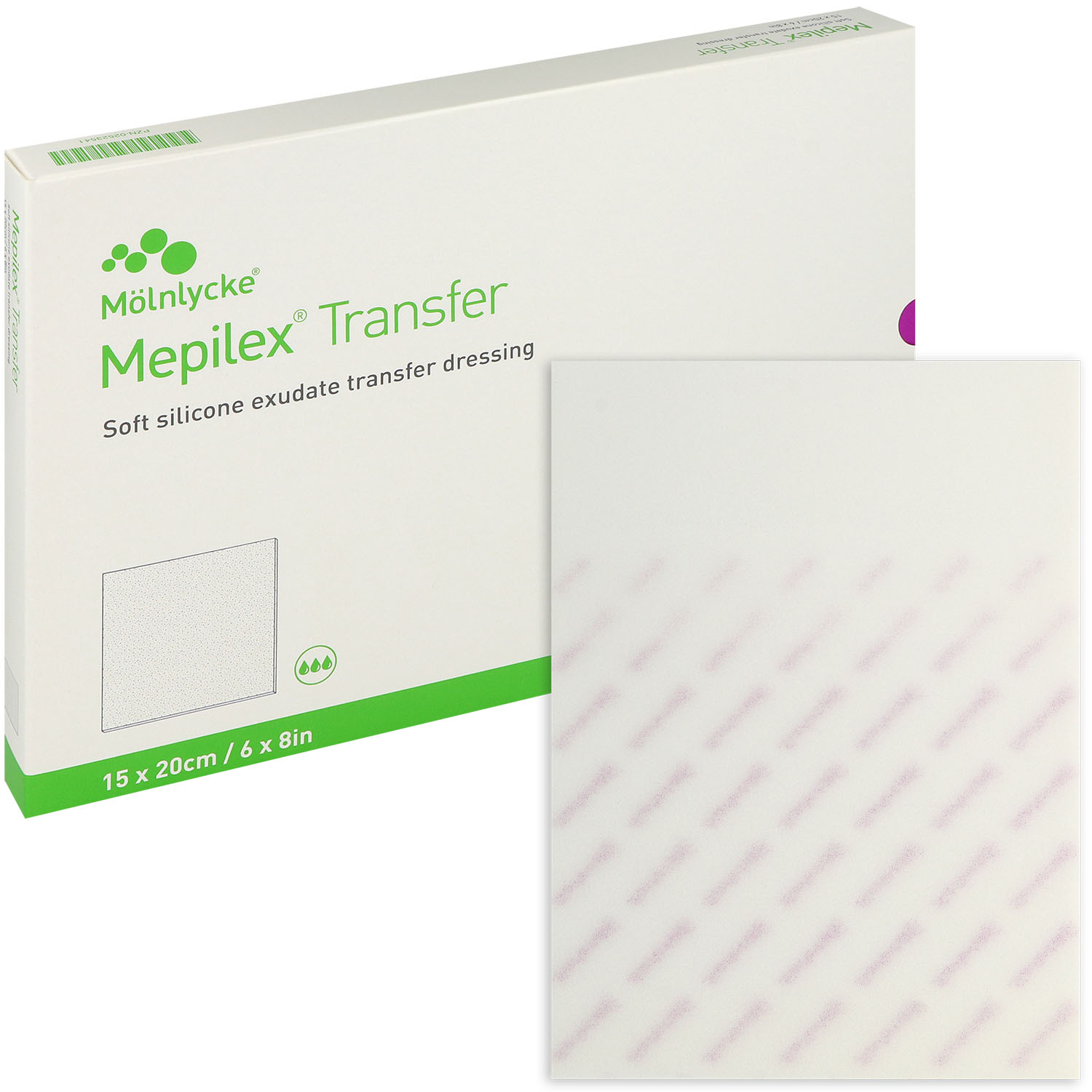 Mepilex Transfer Schaumverband, steril 15 x 20 cm - 5 St.