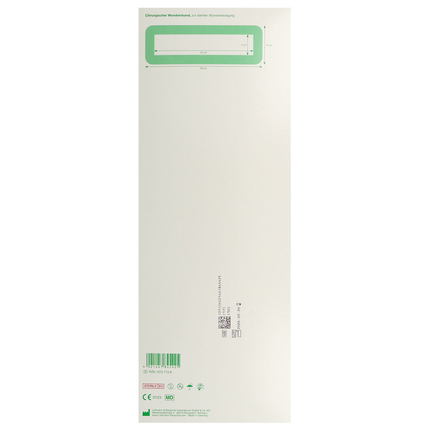 Curapor chirurgischer Wundverband, steril