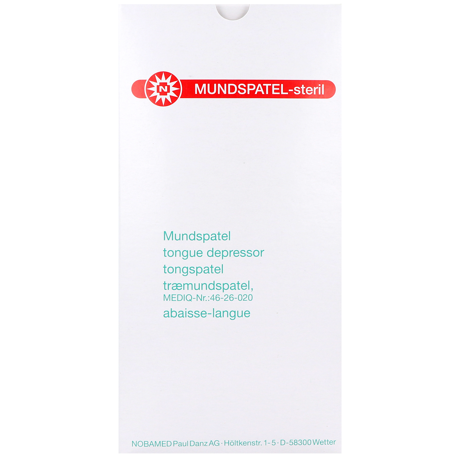 Nobamed Holzmundspatel 150 mm x 18 mm