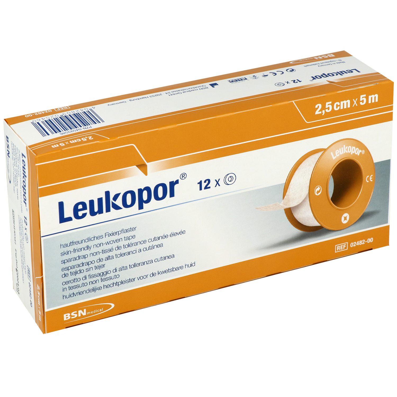 Leukopor - Fixierpflaster für empfindliche Haut, Rollenpflaster