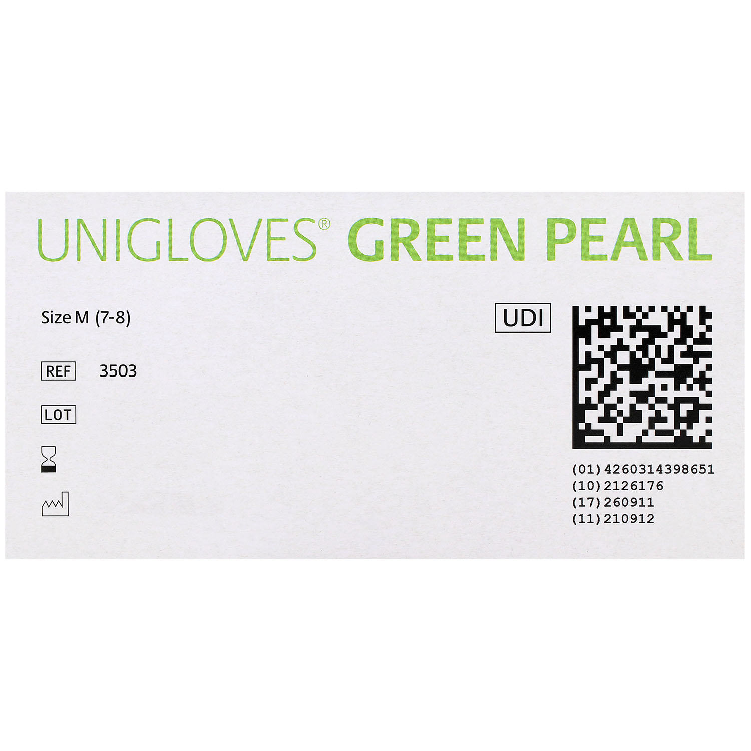 Unigloves GREEN PEARL Nitrilhandschuhe, puderfrei, grün