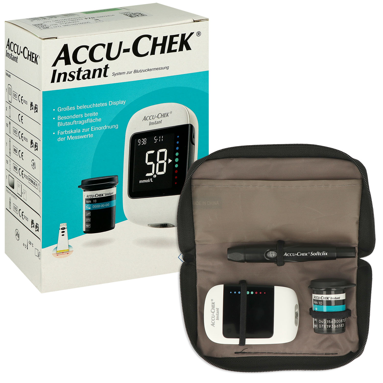 Accu-Chek Instant Blutzuckermessgerät mmol/L - 1 Set