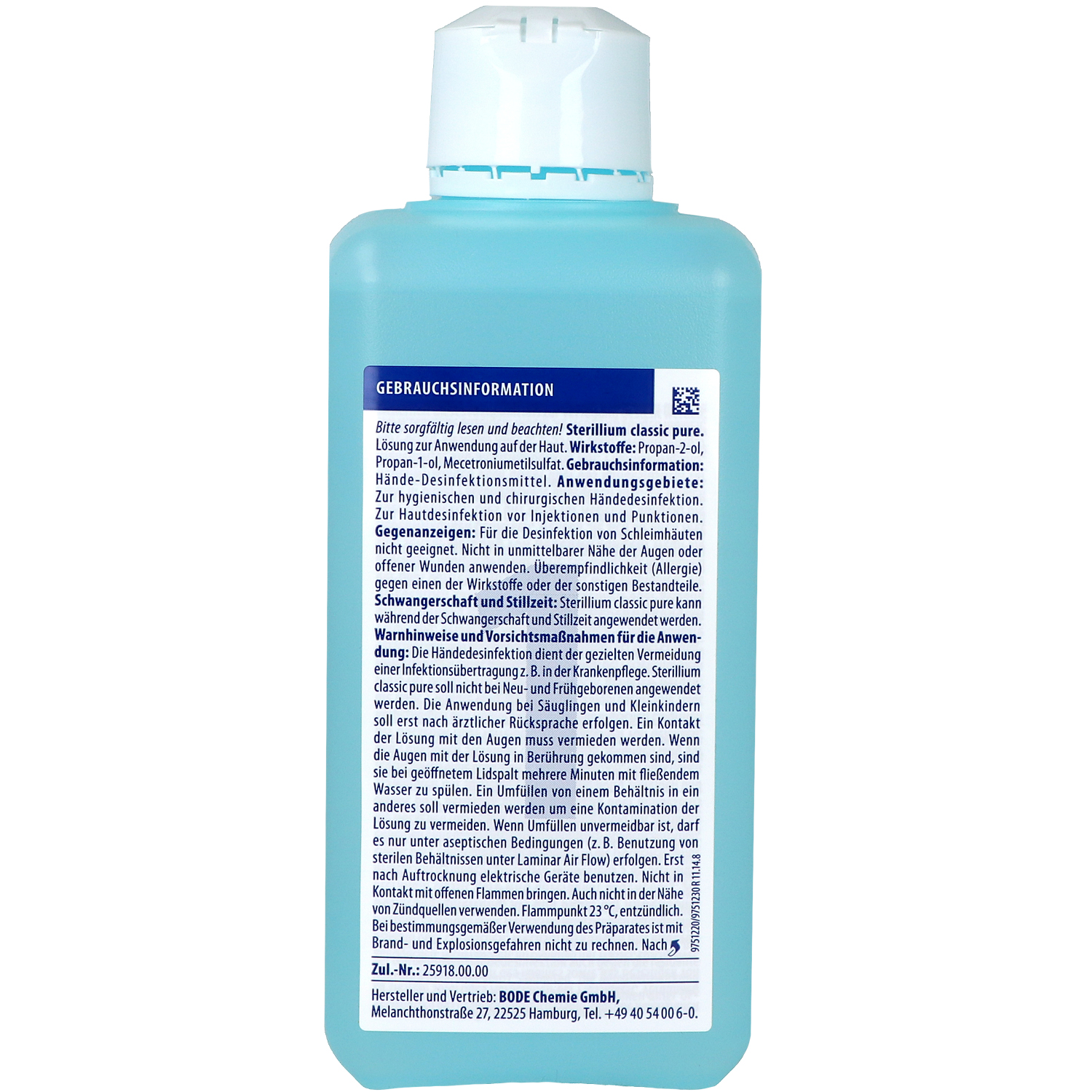 Bode Sterillium classic pure Händedesinfektion