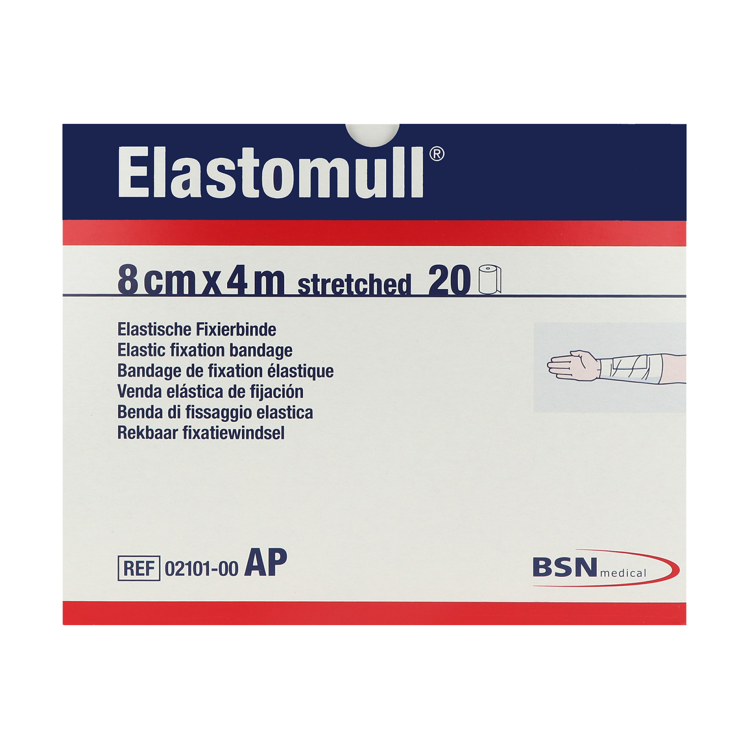 Elastomull elastische Fixierbinden