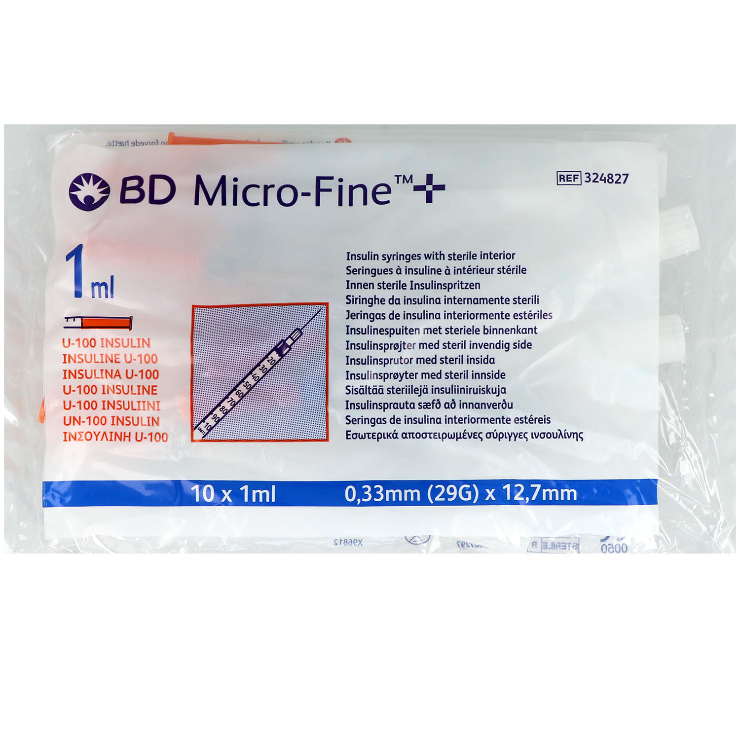 BD Micro-fine+ Insulinspritze mit Kanüle