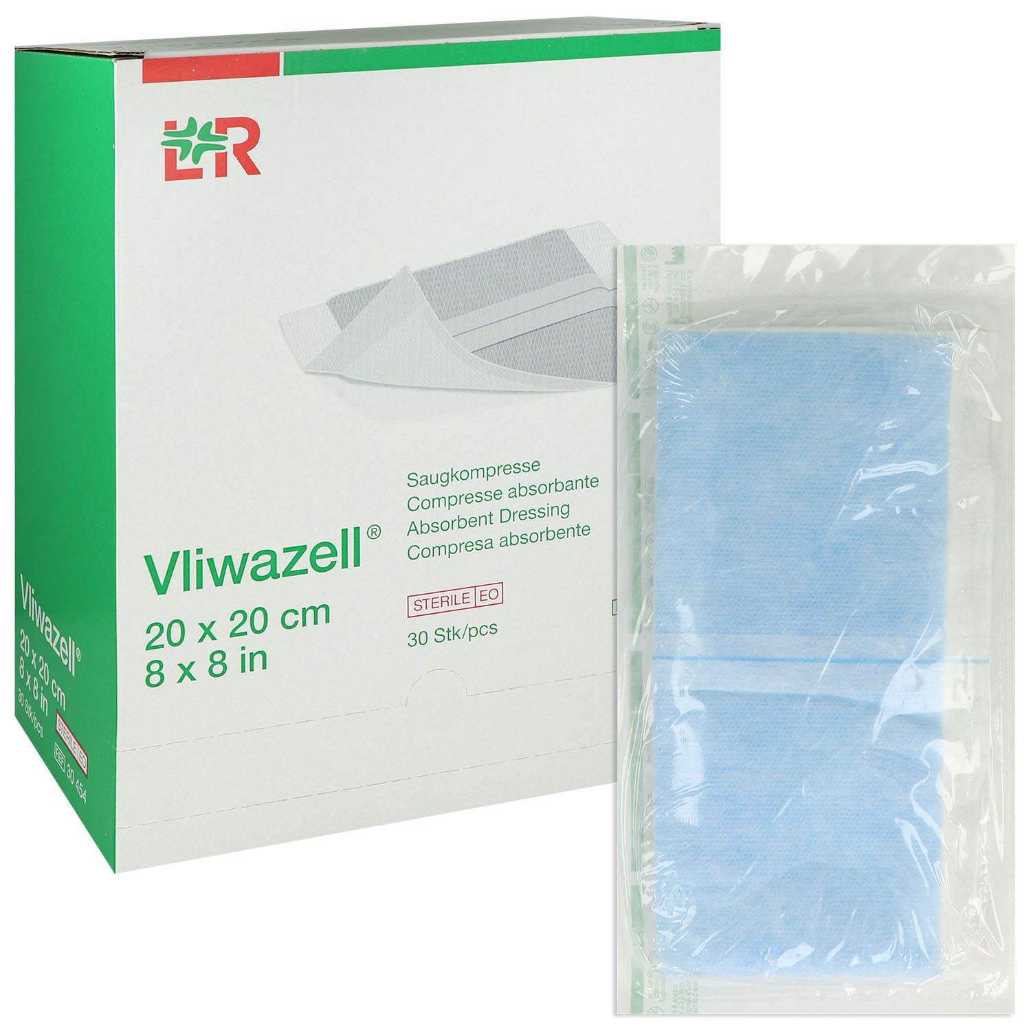 Vliwazell Saugkompresse steril