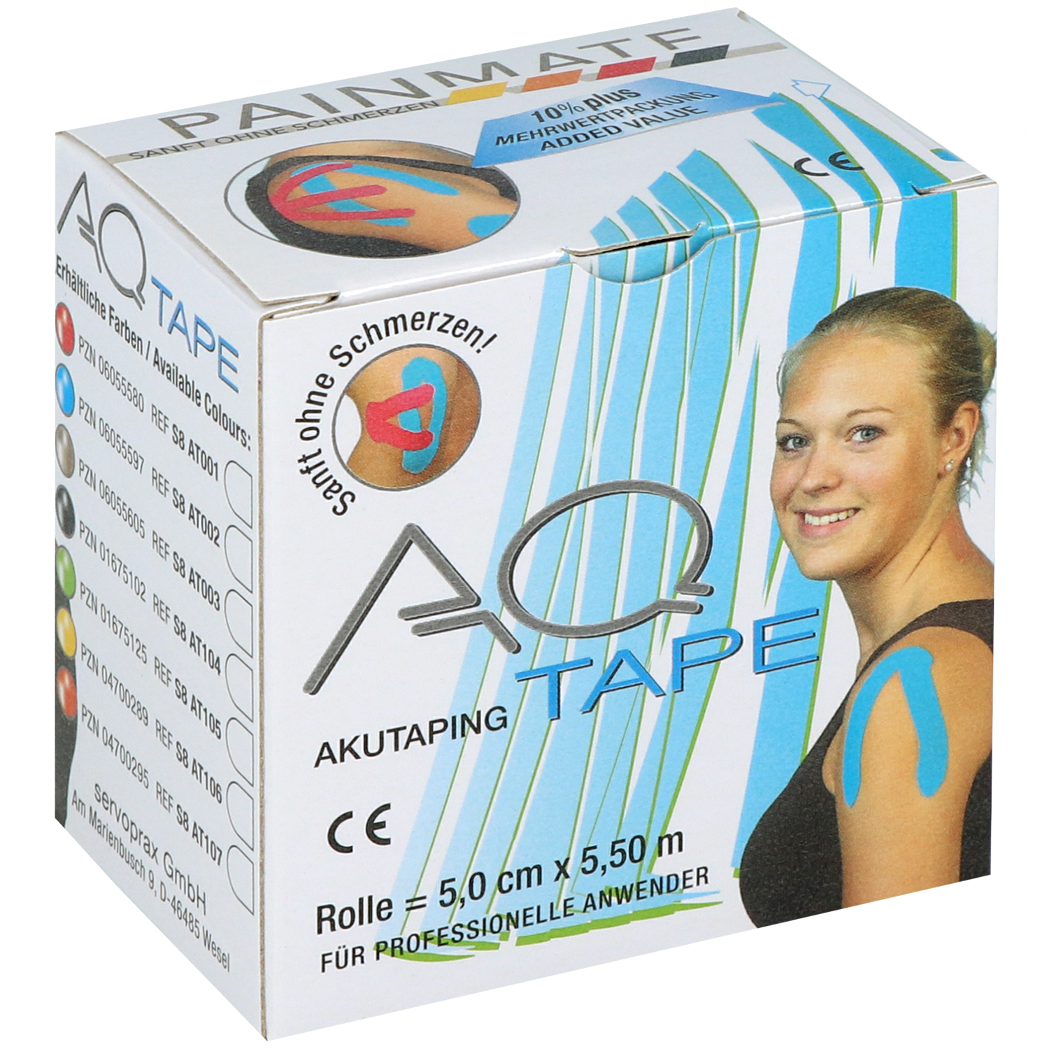 Diaprax AQ-Tape für kinesiologisches Taping - 1 Rolle