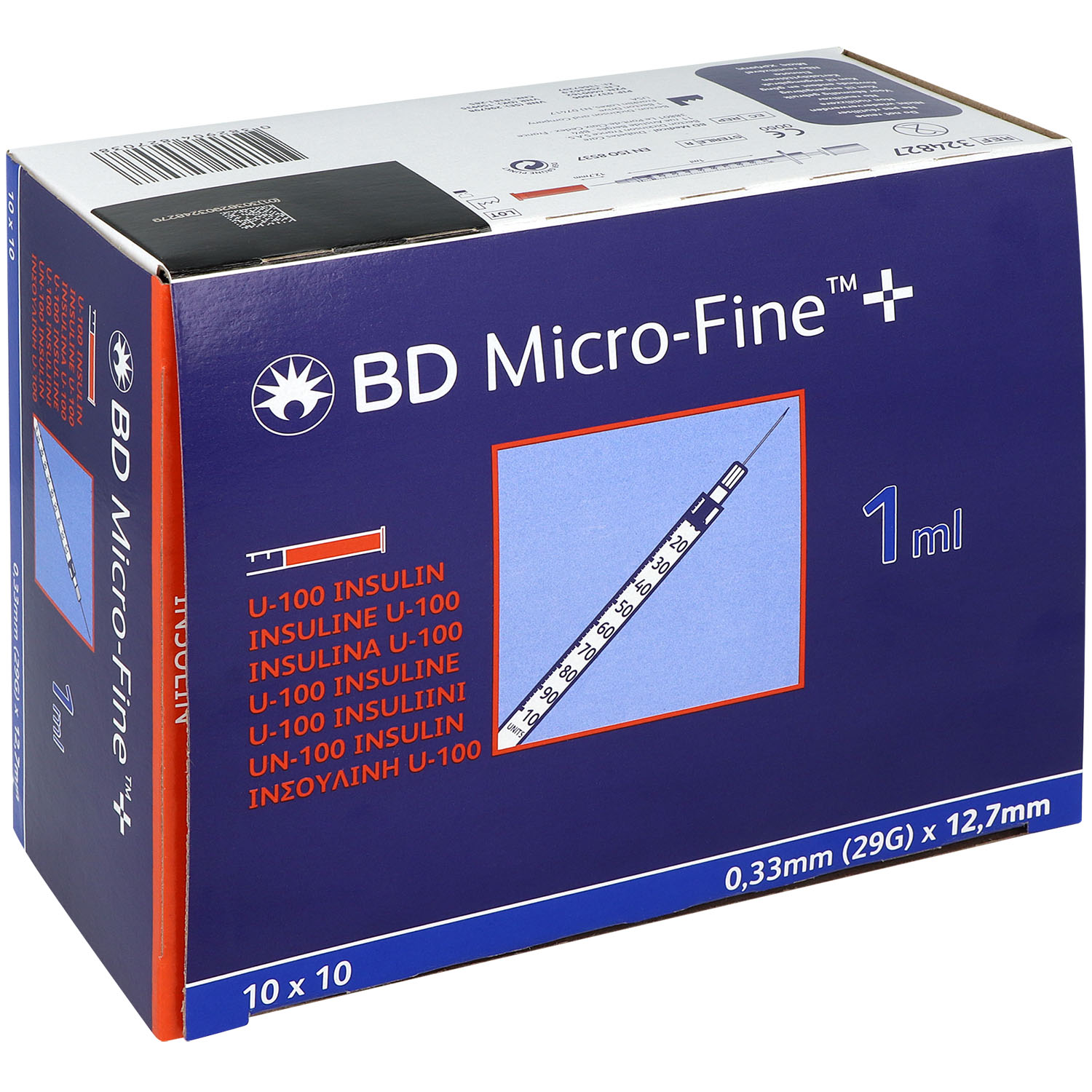 BD Micro-fine+ Insulinspritze mit Kanüle