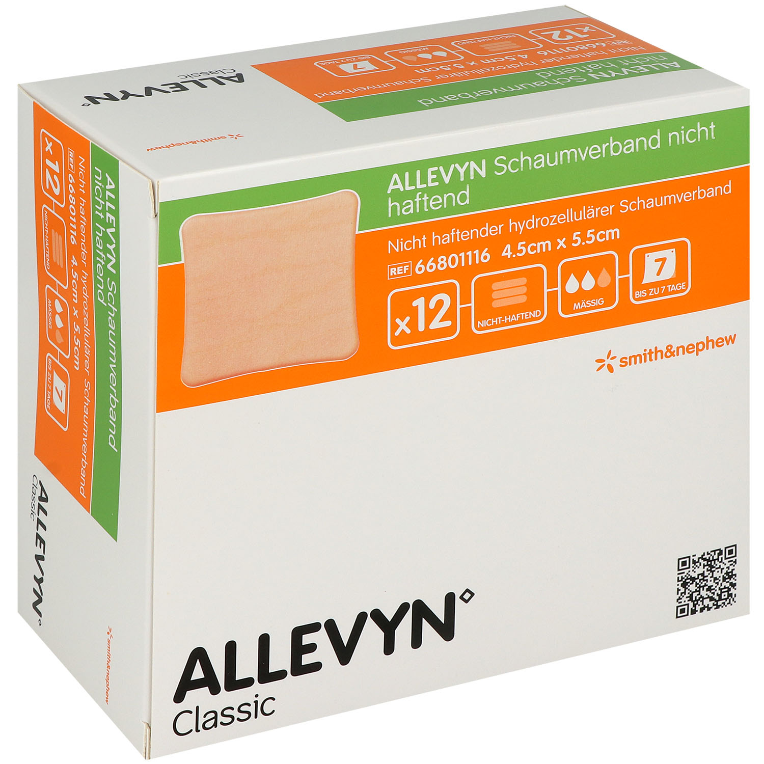 Allevyn Schaumverband nicht haftend Allevyn Schaumverband nicht haftend