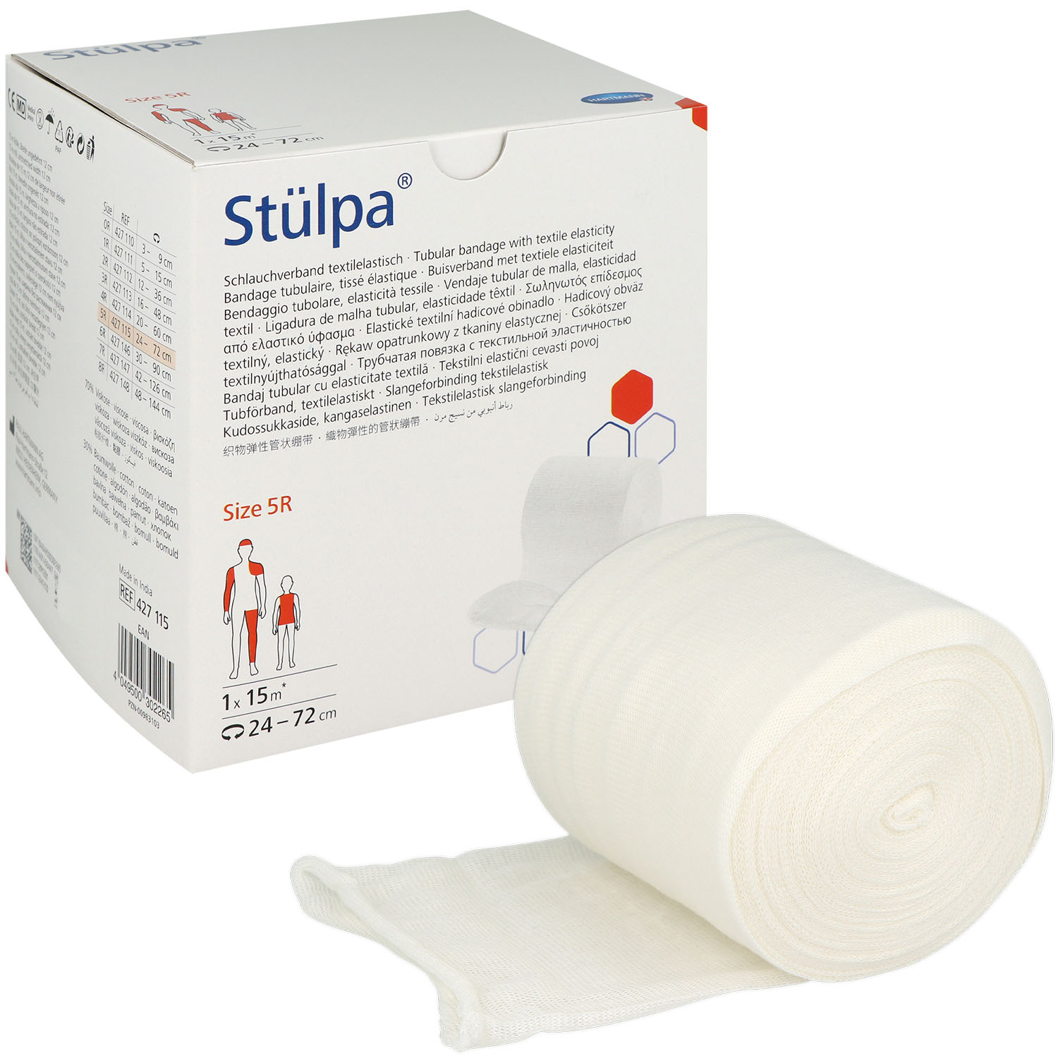 Stülpa Schlauchverband Gr. 5 R - 12 cm x 15 m - 1 Rolle